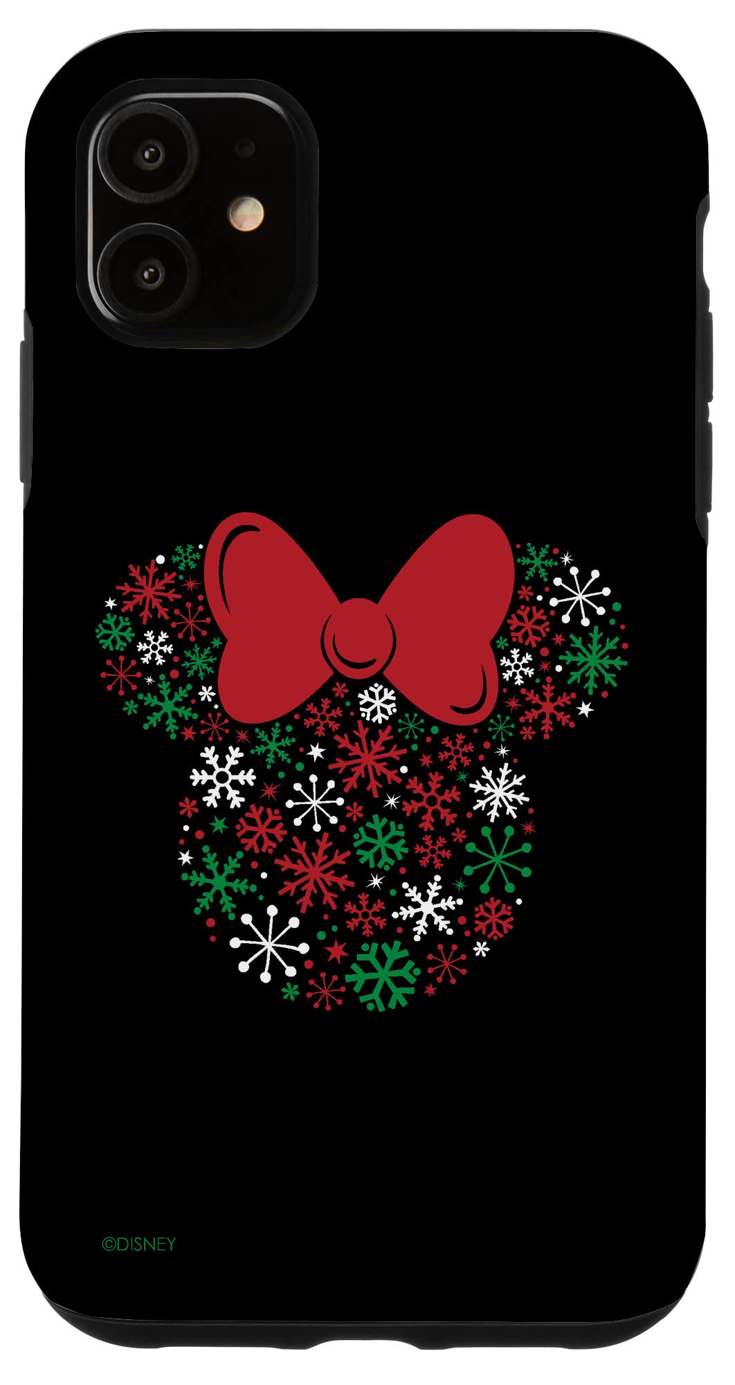 Disney Minnie Mouse Icon Holiday Snowflakes Case for iPhone 16 Pro Max