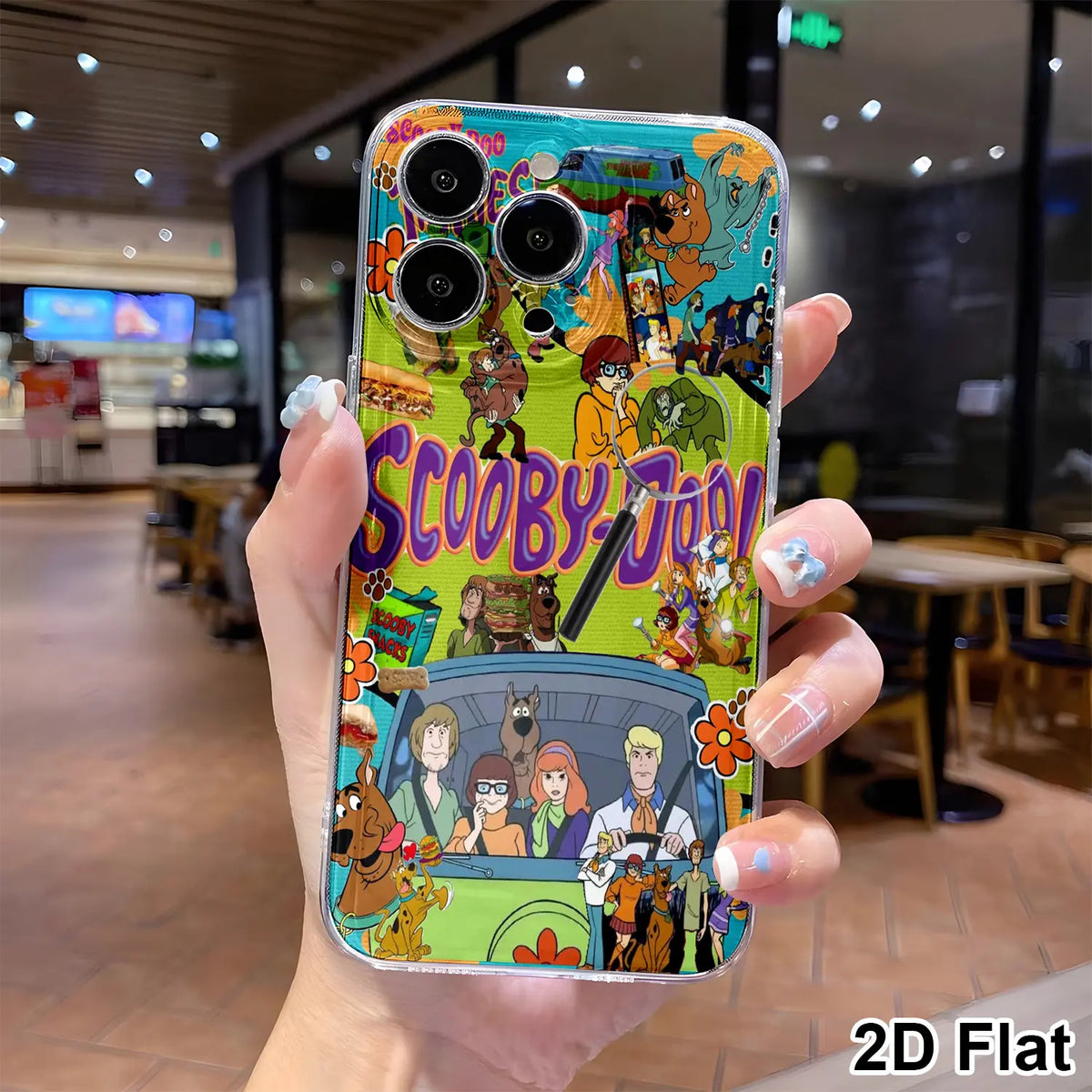 Cartoon Scooby-Doo Series Phone Case Made of TPU Material, Featuring a Cute Cartoon Design. It Is Compatible with for Iphone 17,16, 15, 14, 13, 12, 11/Pro/Pro Max/Plus Samsung Galaxy S26 S25 S24 S23 S22