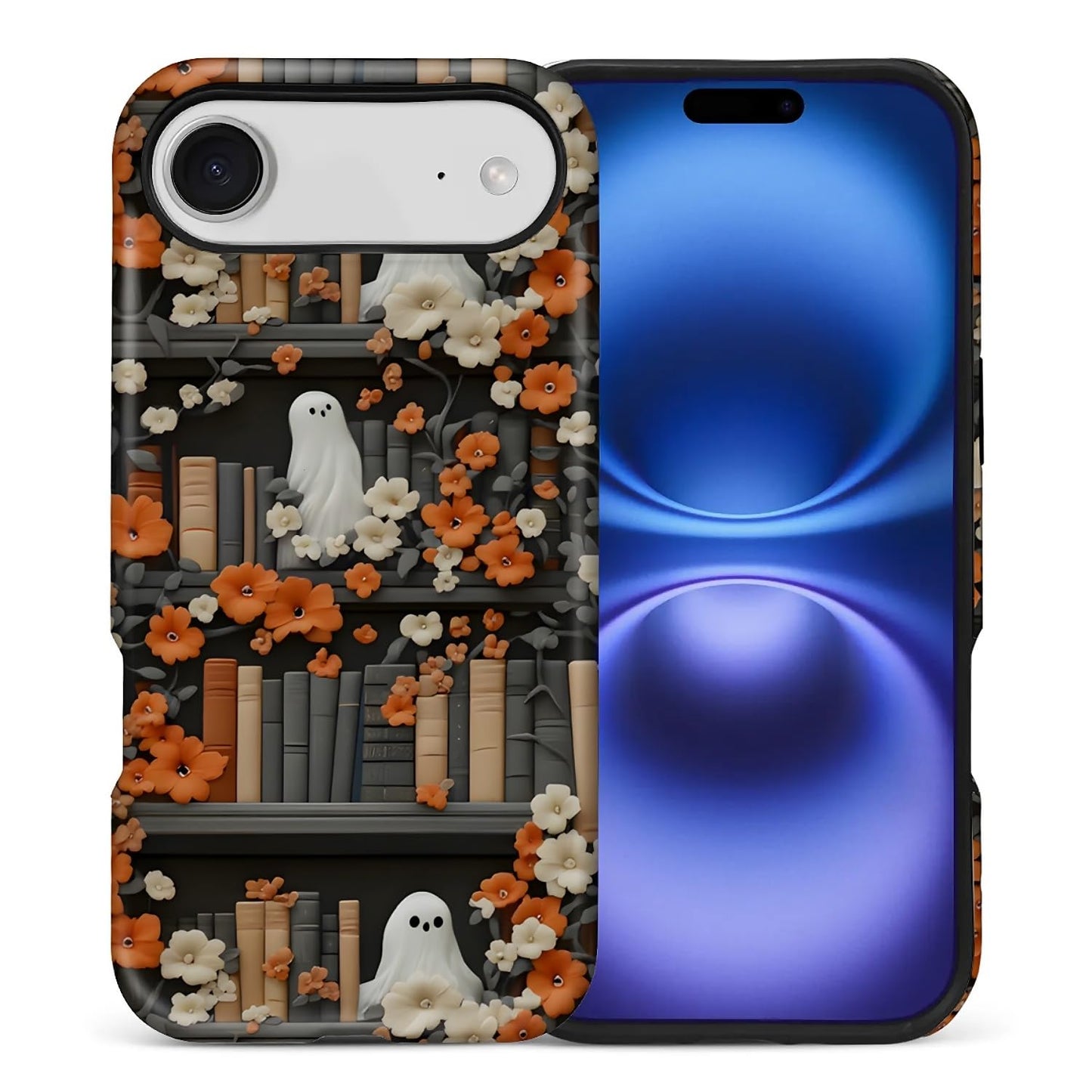Case for iPhone 17,Drop Protection Hybrid 2-Layer Hard Phone Cover-Vintage Christmas Stamps Collage