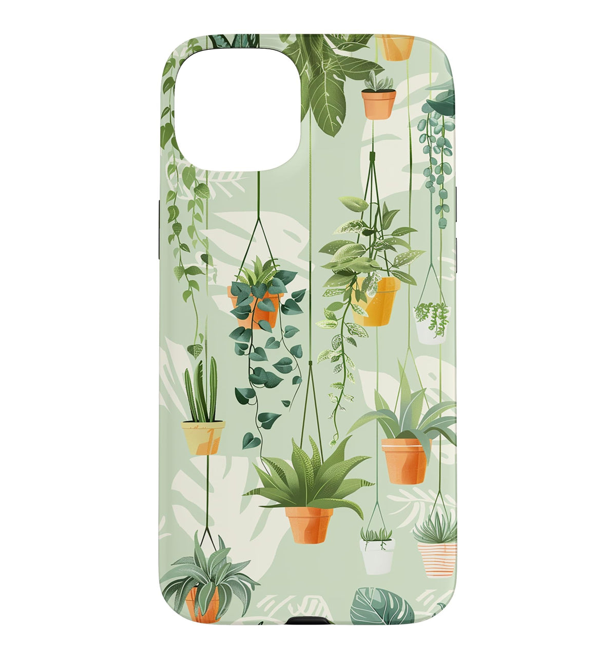 Potted Plants Botanical Gardening Case for iPhone 16