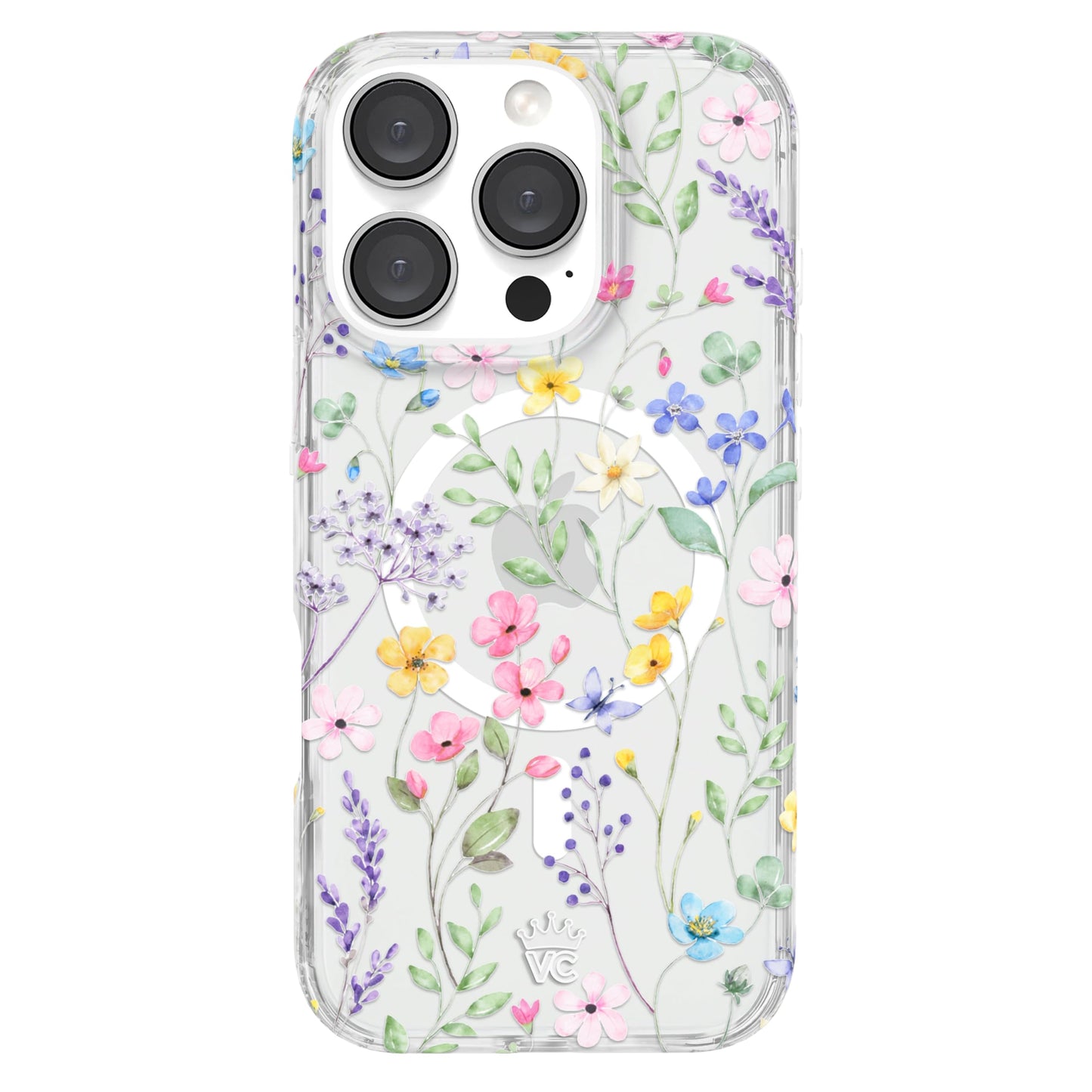VELVET CAVIAR Christmas Phone Case for iPhone 16 - Compatible with MagSafe [10ft Drop Tested] - Holiday Peppermint Glitter Winter Theme