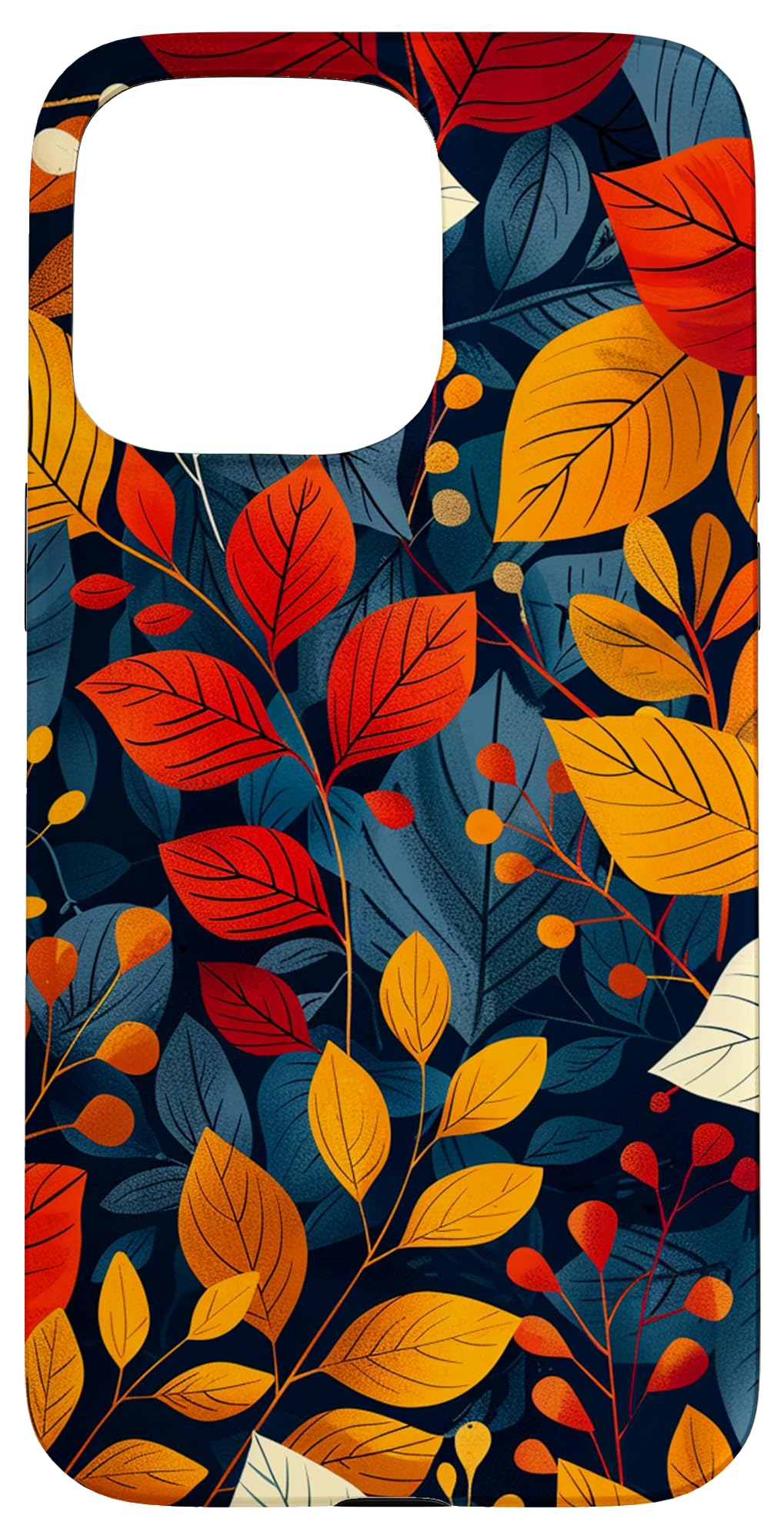 Leaves Pattern Plants Case for iPhone 16 Pro Max