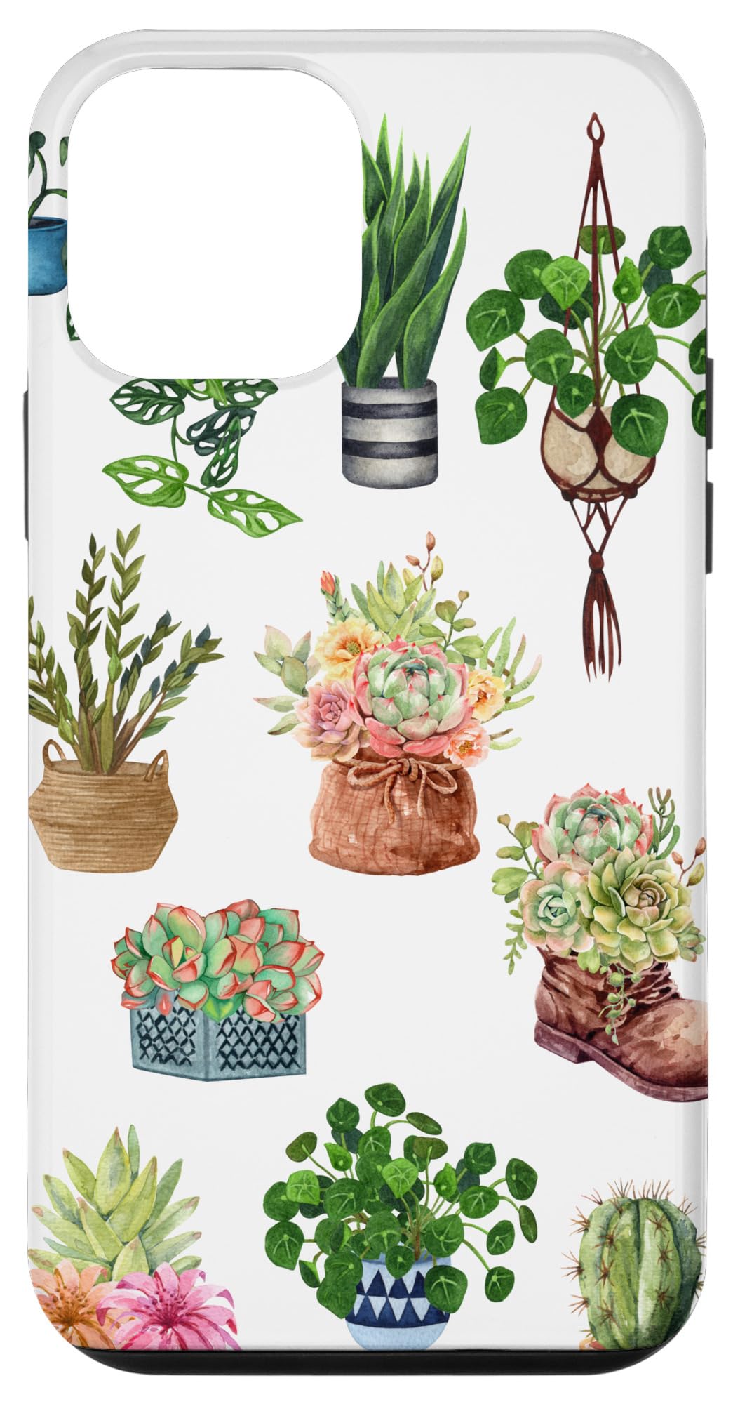 iPhone 14 Boho Indoor and Outdoor Plant Lover Succulent Cactus Nature Case