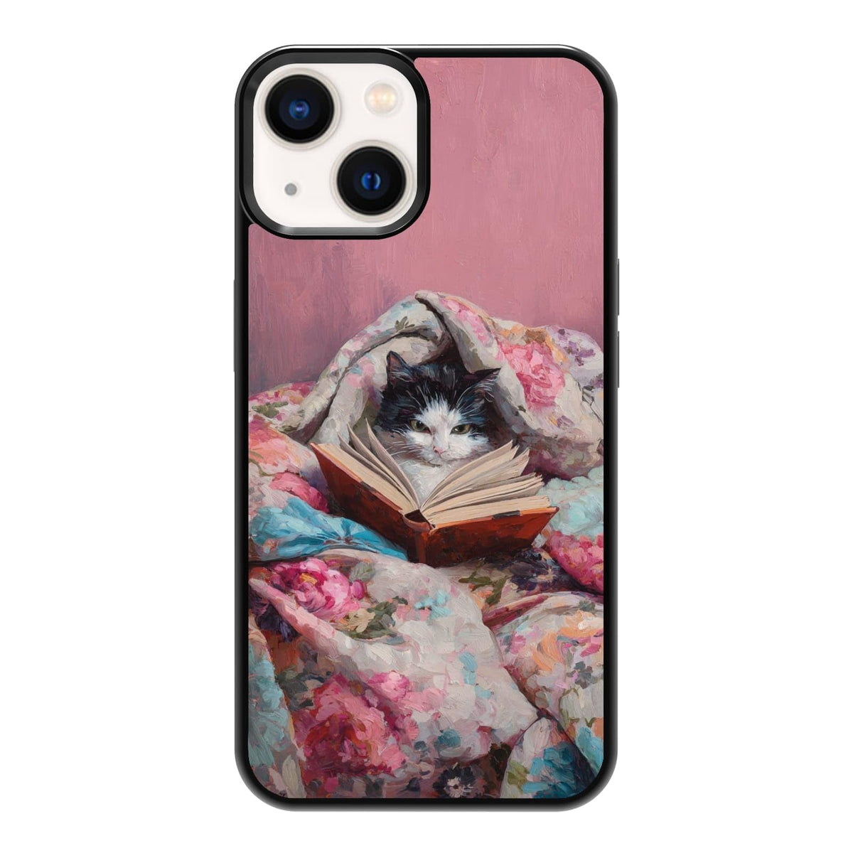 Plant Lover Black Cat Houseplants Indoor Garden Aesthetic Phone Case, Shockproof Protective Cover for iPhone 11 12 13 14 15 16 17 Pro Max Plus Mini XR 7 8 SE