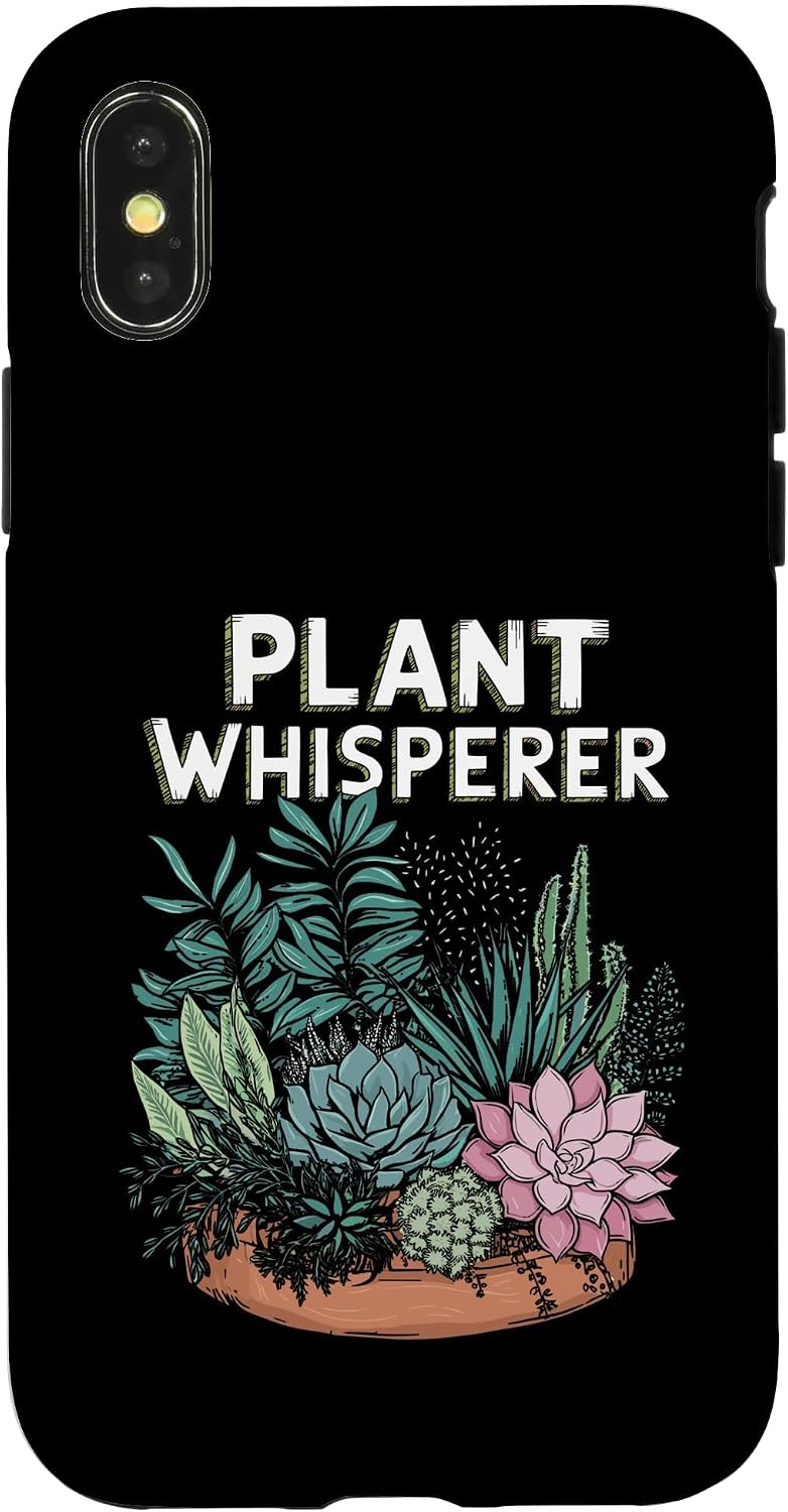 Retro Plant Whisperer Nature Case for iPhone 15