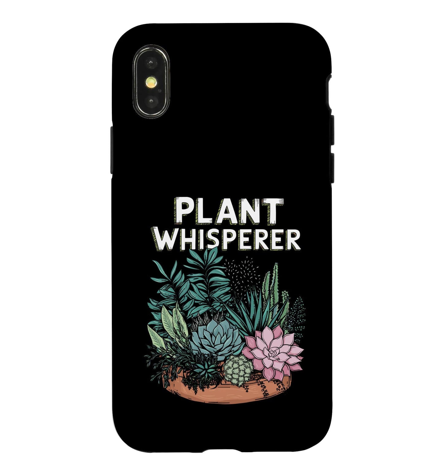 Retro Plant Whisperer Nature Case for iPhone 15