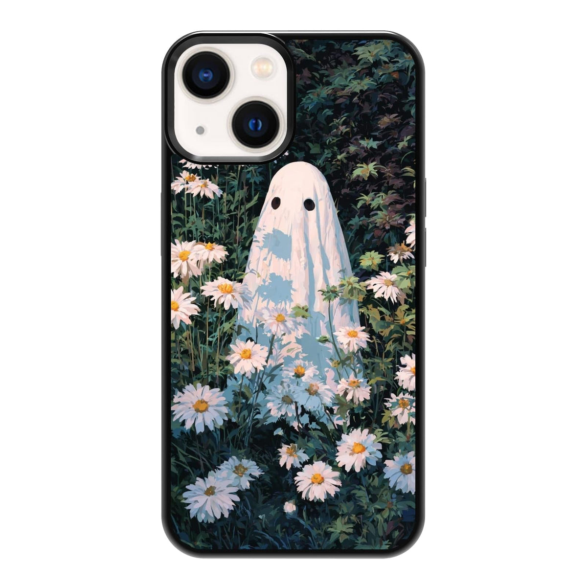 Black Cat Indoor Jungle Potted Plants Bookshelf Dark Green Botanical Urban Forest Phone Case, Shockproof Protective Cover for iPhone 11 12 13 14 15 16 17 Pro Max Plus Mini XR 7 8 SE