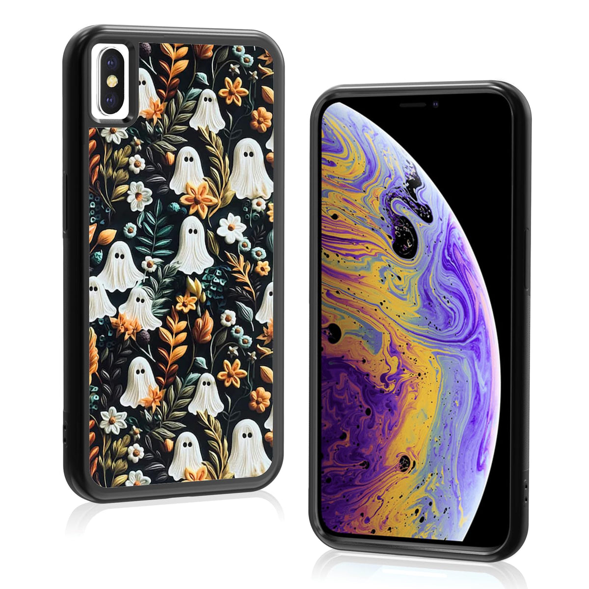 Cute Christmas Tree Bow Phone Case: Kawaii Winter Non-Slip Design Compatible with iPhone 13./14 Case for Women & Girl（14）