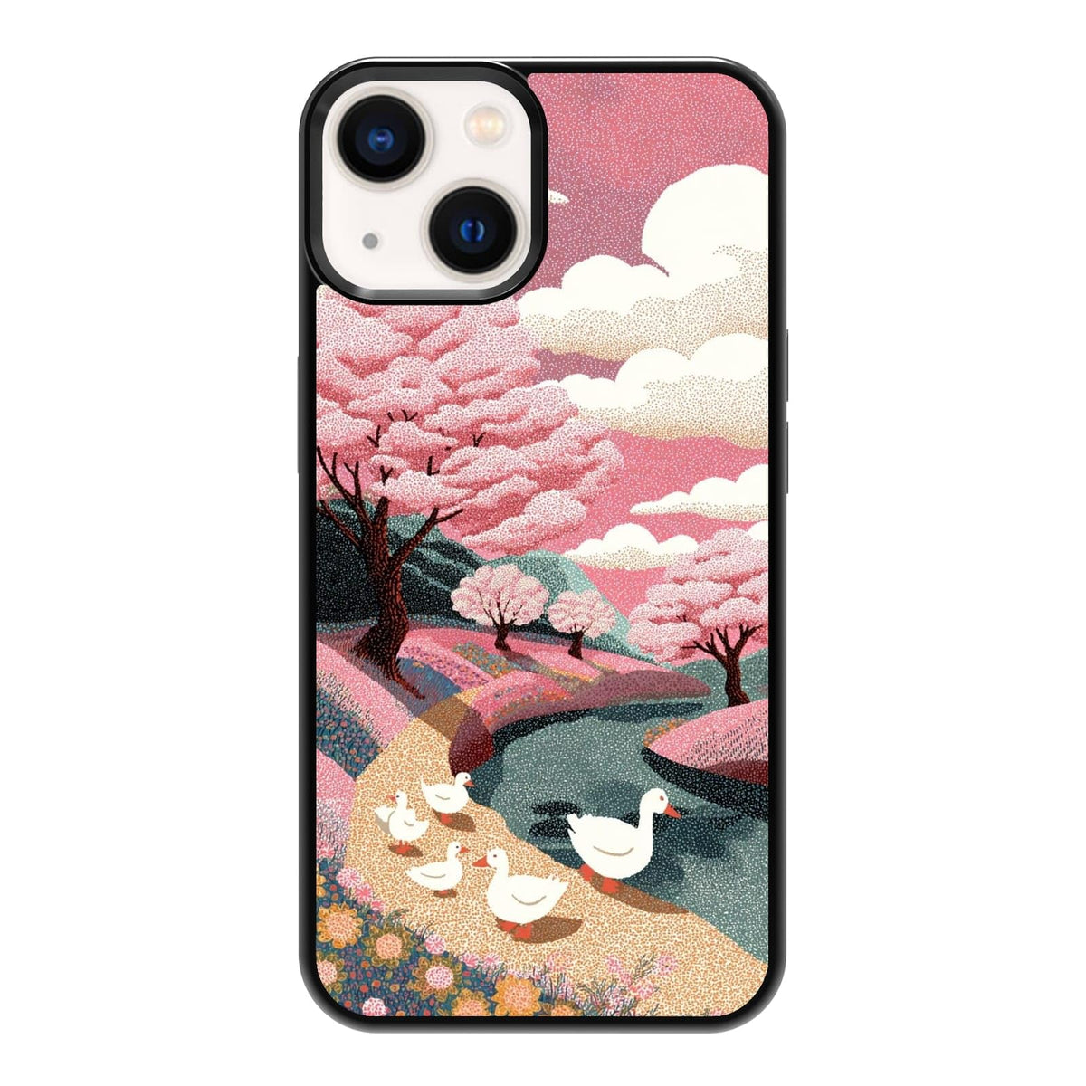 Aesthetic Bookshelf Urban Jungle Potted Plants Botanical Phone Case, Shockproof Protective Cover for iPhone 11 12 13 14 15 16 17 Pro Max Plus Mini XR 7 8 SE