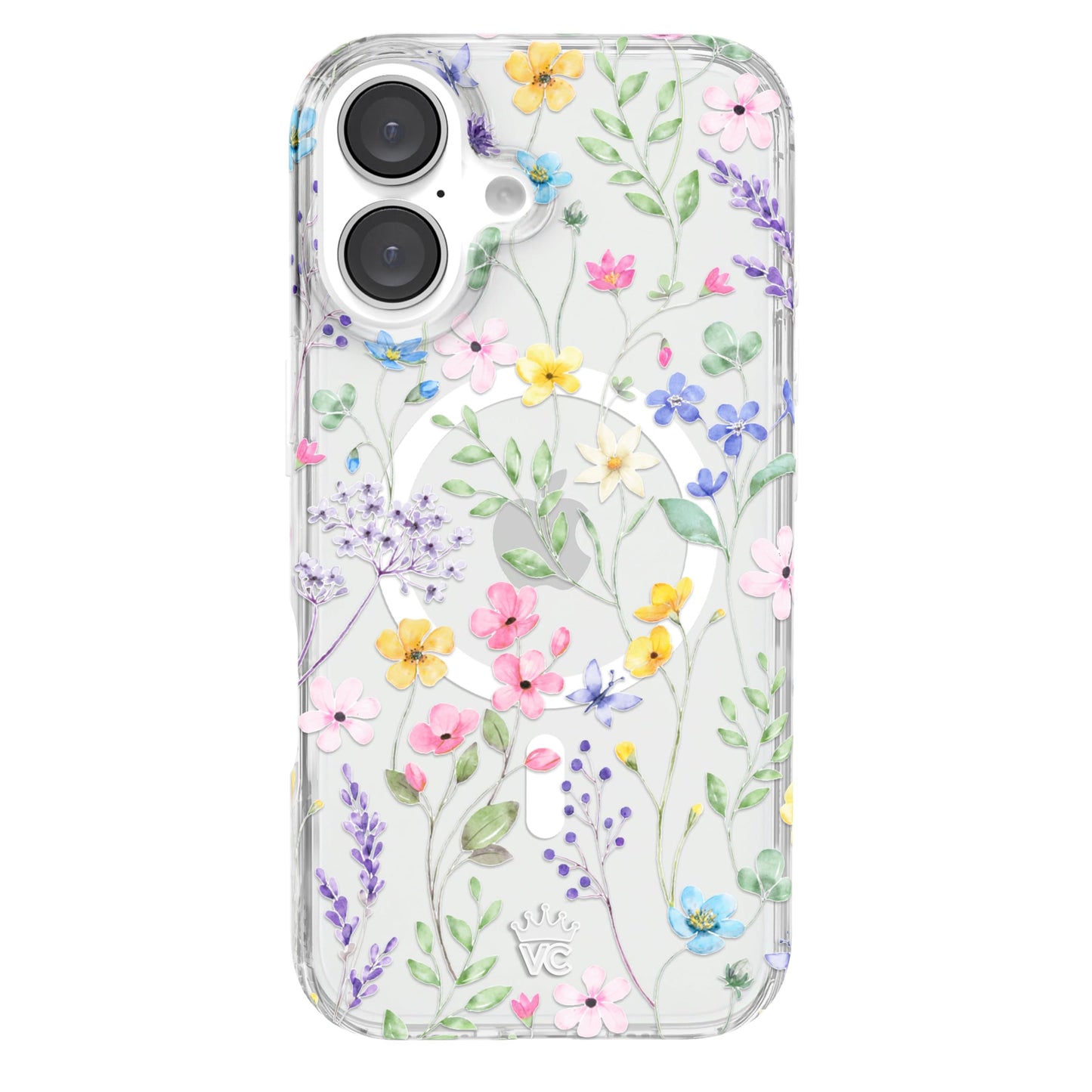 VELVET CAVIAR Christmas Phone Case for iPhone 16 - Compatible with MagSafe [10ft Drop Tested] - Holiday Peppermint Glitter Winter Theme
