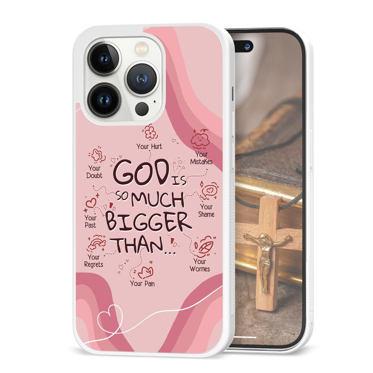 Cute Plant Lover Phone Cases for iPhone 11 12 13 14 15 16 17 Pro Max Plus Mini X 7 8 SE| for Samsung Galaxy A17 A25 A26 A33 A35 A36 | Christian Print Cover Case