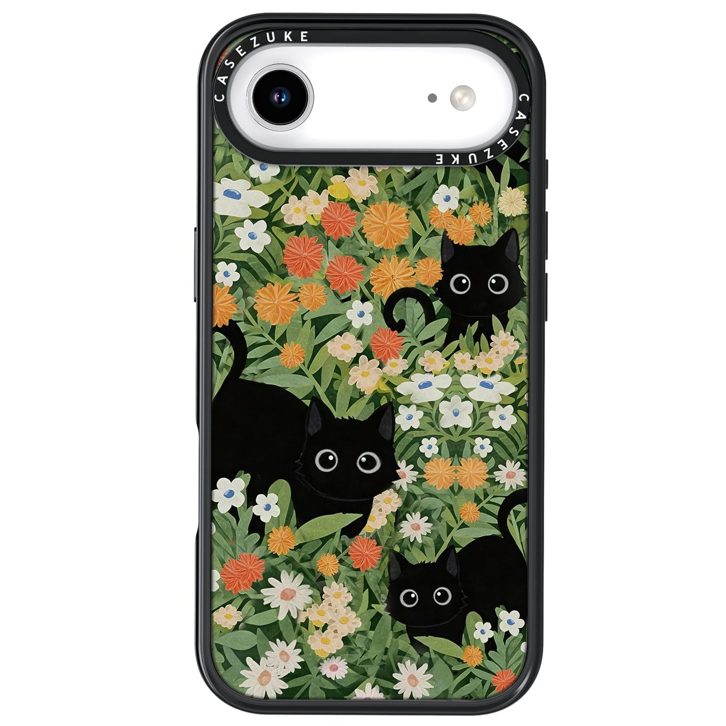 Clear TPU Phone Case Cover for iPhone with Design, Drop Protection, Cute Case for Girl Women (Cat2, iPhone 17 Pro Max)