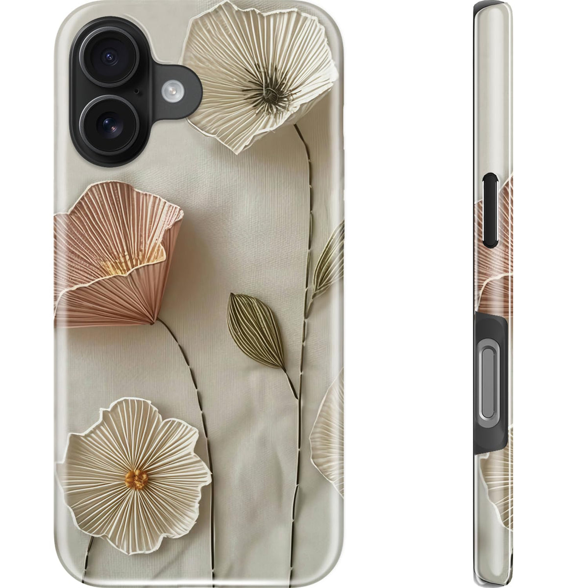 Goodon for iPhone 15 Pro Max Case, Cute Preppy Floral, MagSafe Compatible | Dual-Layer Hard Shell & Silicone, Wireless Charging, Slim Fit Phone Cover with Wildflower Designs for Women Girls