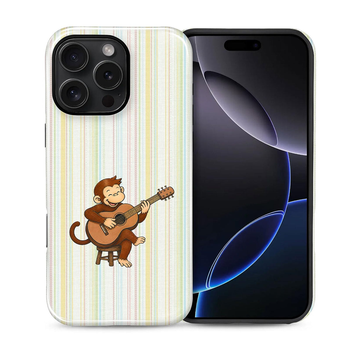 for iPhone 17 Case,Hybrid 2-Layer Hard Shell + Silicone Protective Case -Resistant Shockproof- Ally's Dog's Cute College Summer Flower Collage
