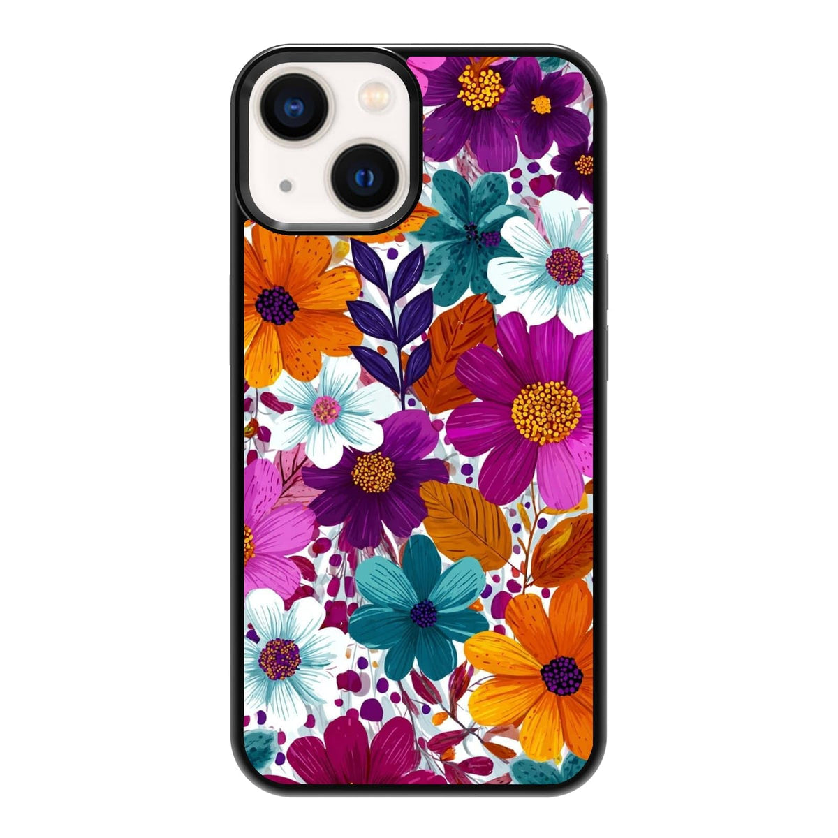 Vintage Green Herb Botanical Leaf Sketch Nature Phone Case, Shockproof Protective Cover for iPhone 11 12 13 14 15 16 17 Pro Max Plus Mini XR 7 8 SE