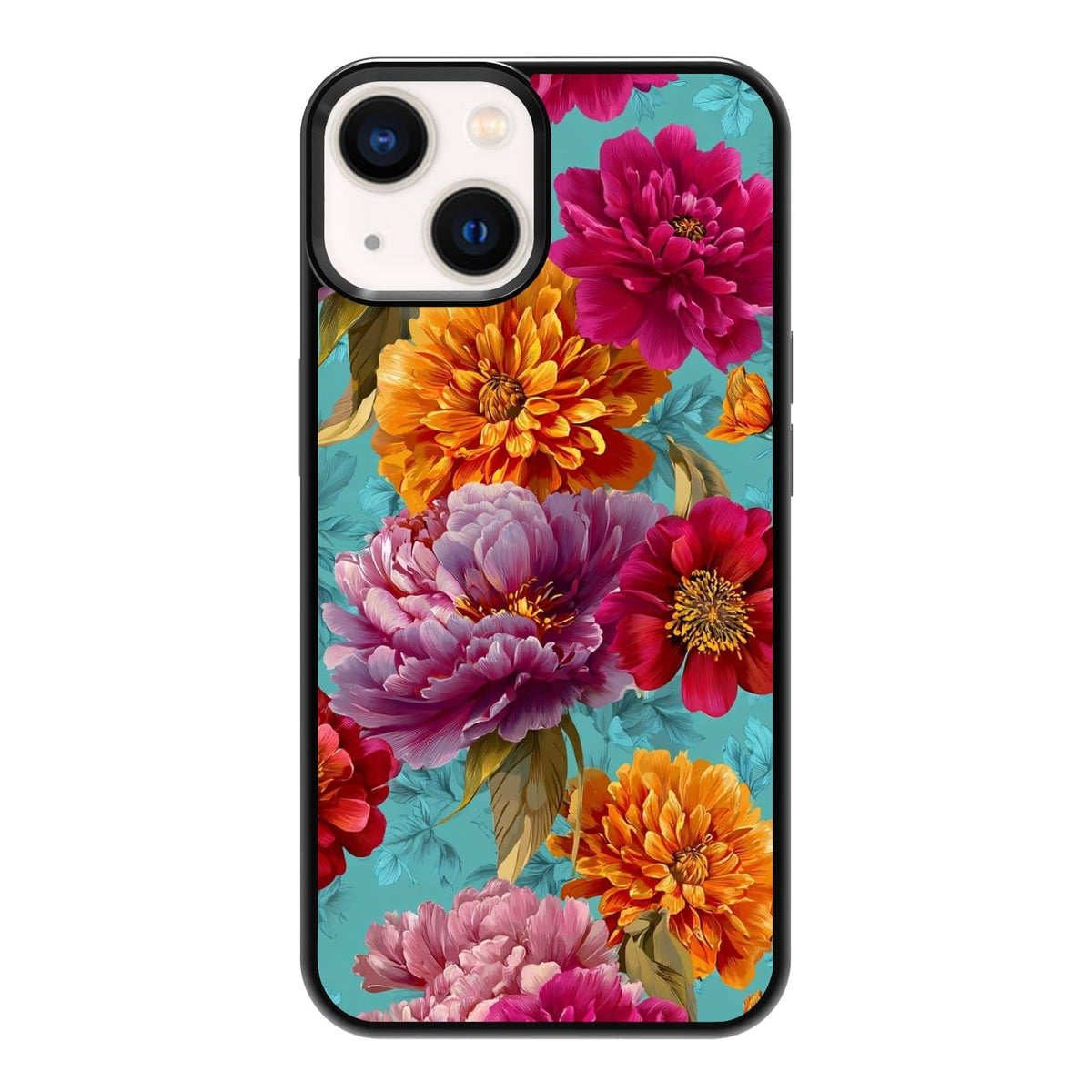 Four Seasons Tree of Life Watercolor Nature Phone Case, Shockproof Protective Cover for iPhone 11 12 13 14 15 16 17 Pro Max Plus Mini XR 7 8 SE