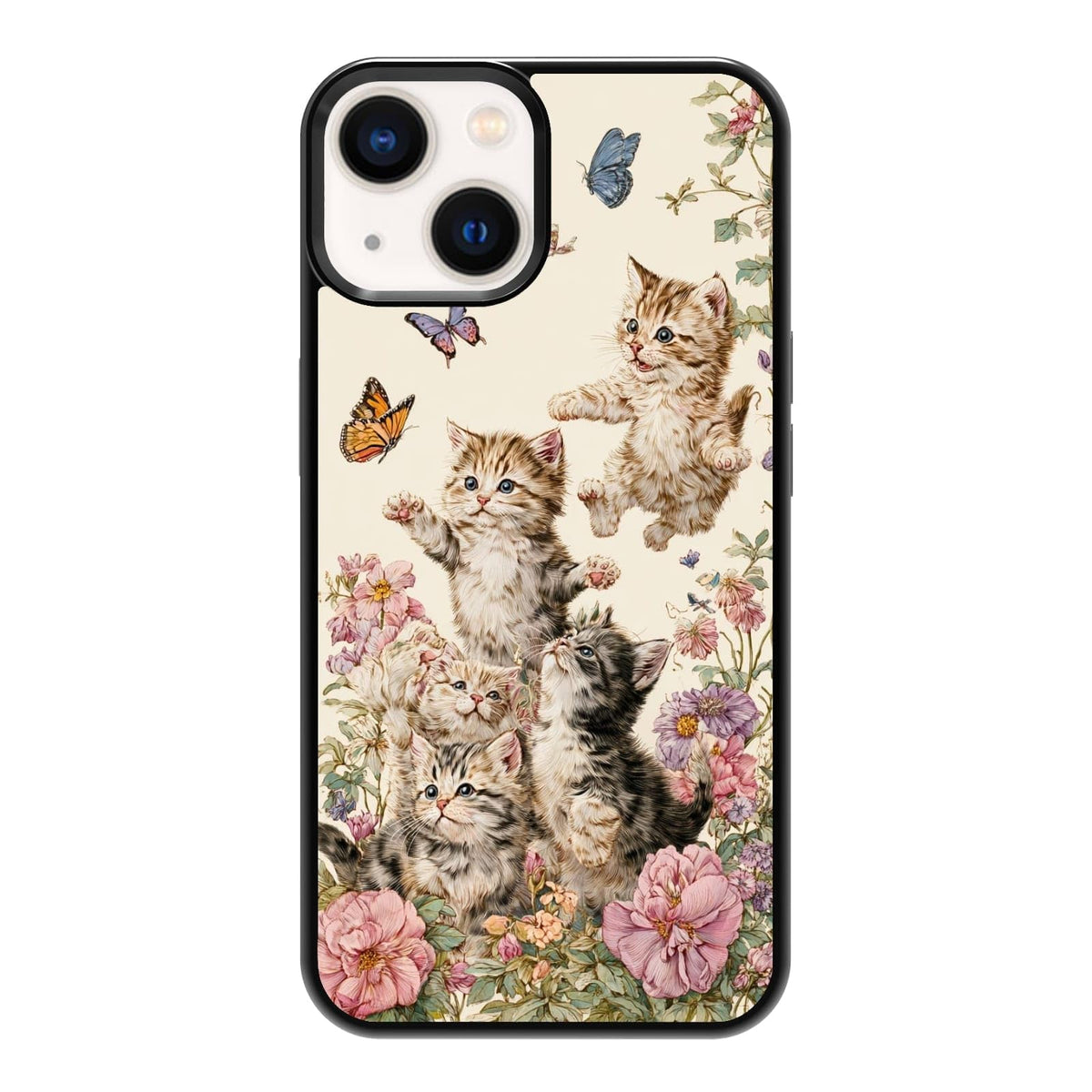 Vibrant Redwood Forest Path Wildflowers Nature Landscape Phone Case, Shockproof Protective Cover for iPhone 11 12 13 14 15 16 17 Pro Max Plus Mini XR 7 8 SE