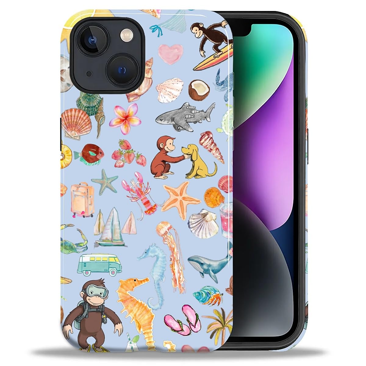 CARLOCA Case for iPhone 16 Pro,Vintage Cat Animal Pet Lover Collage Design Hybrid Dual Protection Soft TPU + Hard PC, Shockproof & Anti-Scratch Cover Men Women Stylish Protective Phone Case