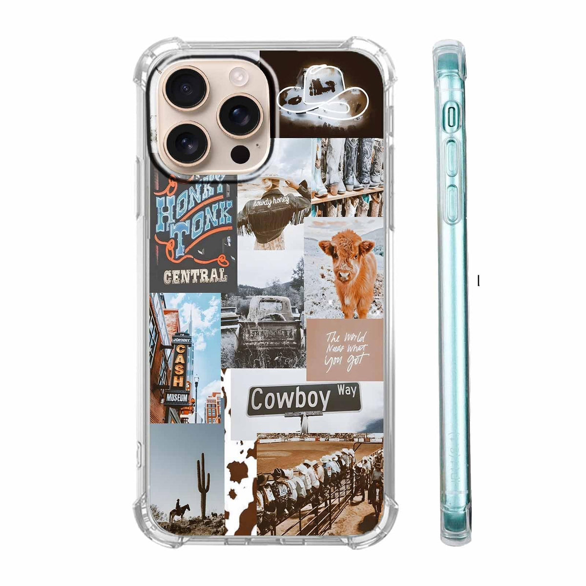 Christmas Aesthetic Case for iPhone 16,Winter Holiday Elements Collage Case for Kids,Soft TPU Bumper Case Compatible with iPhone 16,6.1"