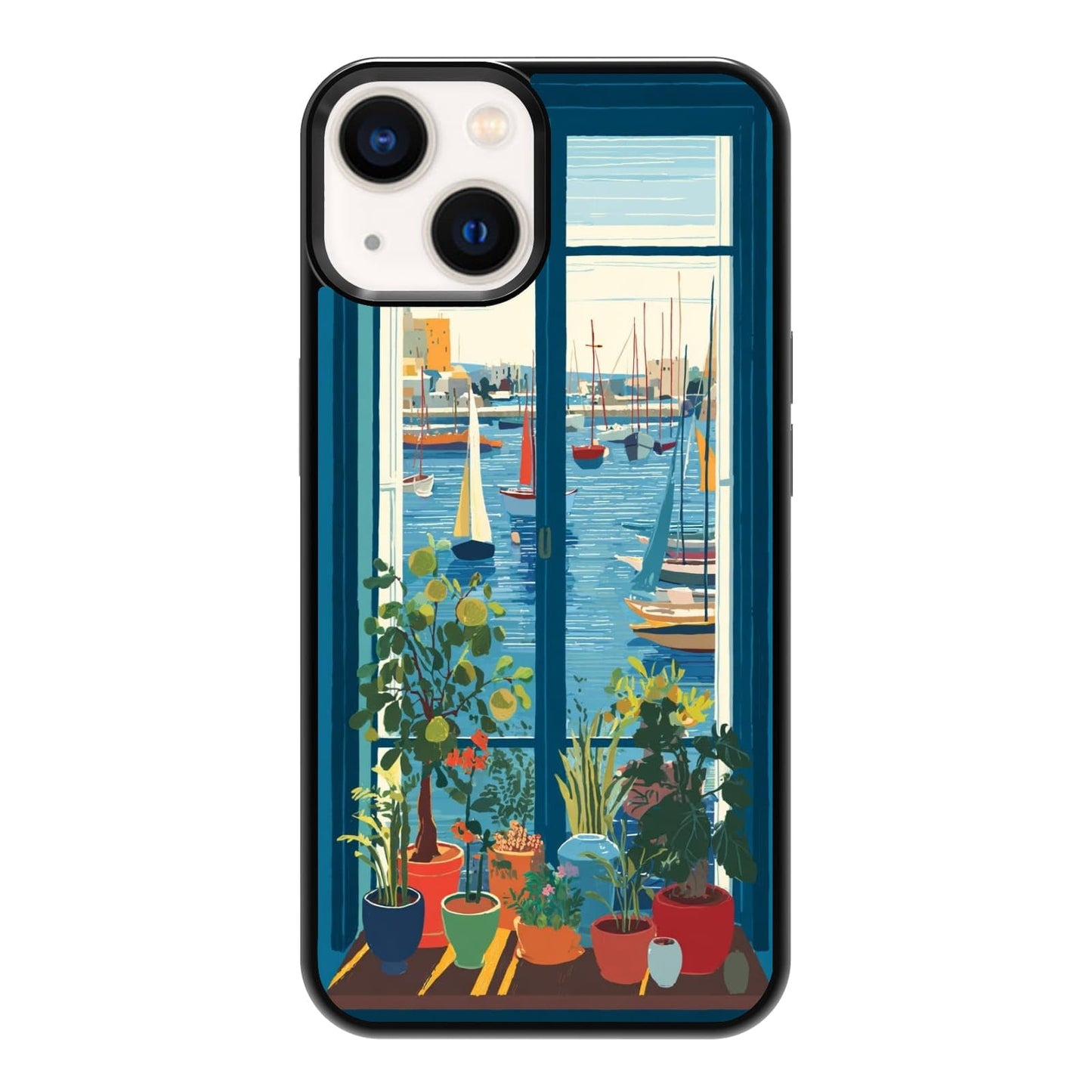 Lush Garden Wildflower Field Green Botanical Nature Aesthetic Phone Case, Shockproof Protective Cover for iPhone 11 12 13 14 15 16 17 Pro Max Plus Mini XR 7 8 SE
