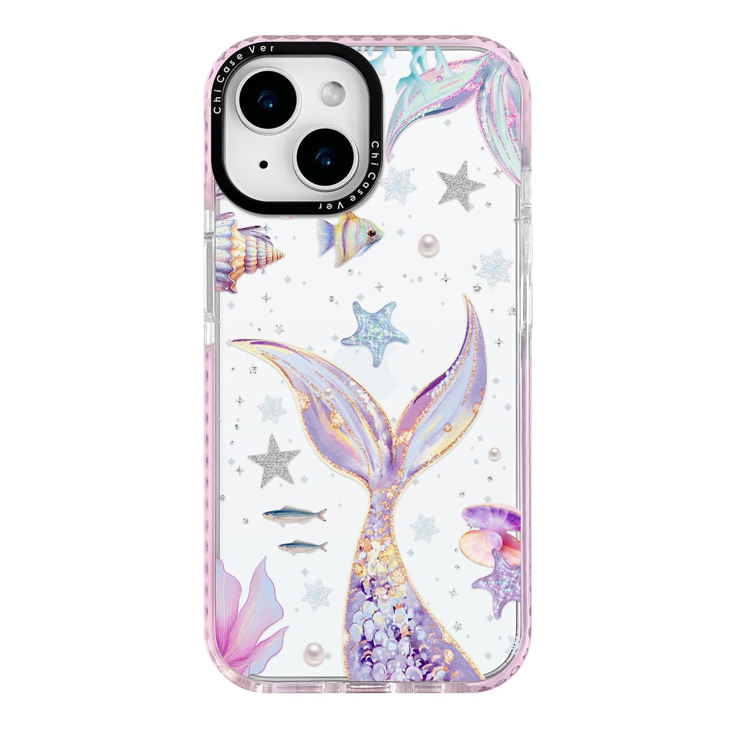 for iPhone 13 & iPhone 14 Case, Watercolor Siamese Cat Daisy Pattern with Blue Eyes, Military-Grade Drop Protection, Cute Pet Soft TPU Protective Cover with Camera Control for Girls Teens