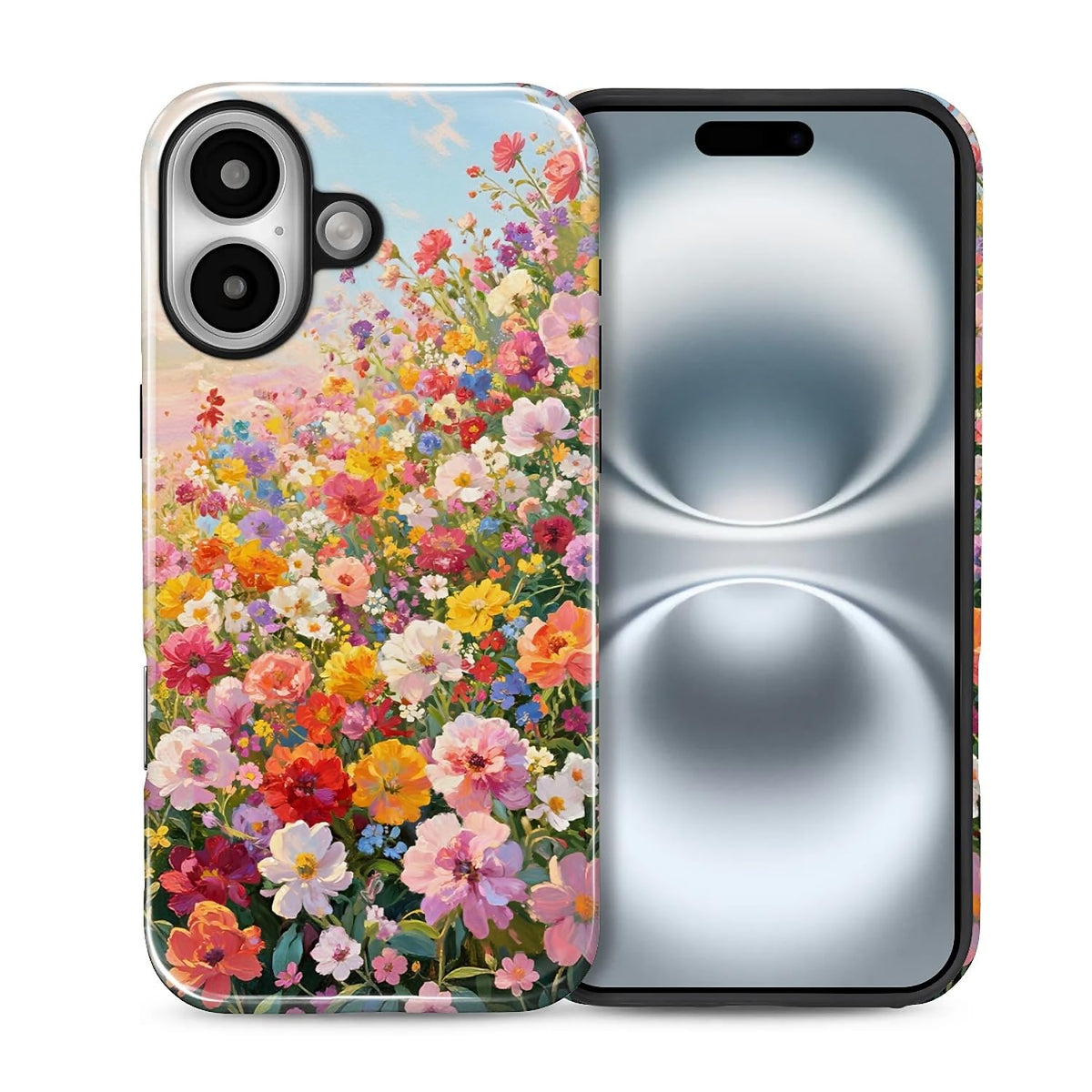 Case for iPhone 15, Shockproof Hybrid Protective Phone Case, Dual-Layer Drop Protection Anti-Scratch, Cozy Cats
