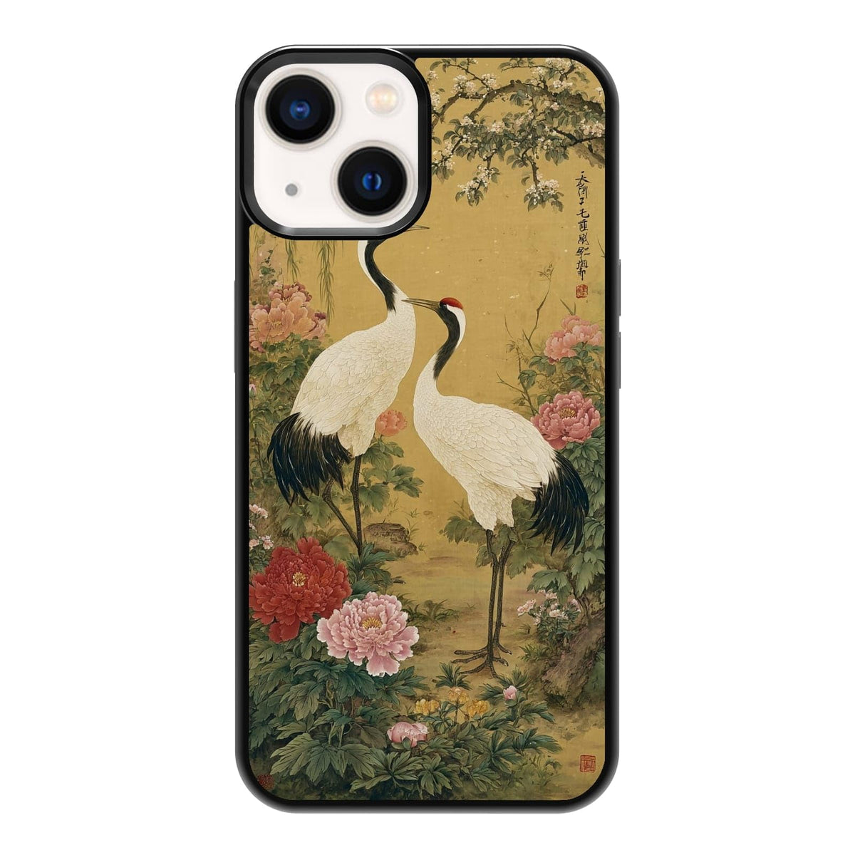 Lush Tropical Monstera Leaves Black Cat Botanical Art Phone Case, Shockproof Protective Cover for iPhone 11 12 13 14 15 16 17 Pro Max Plus Mini XR 7 8 SE