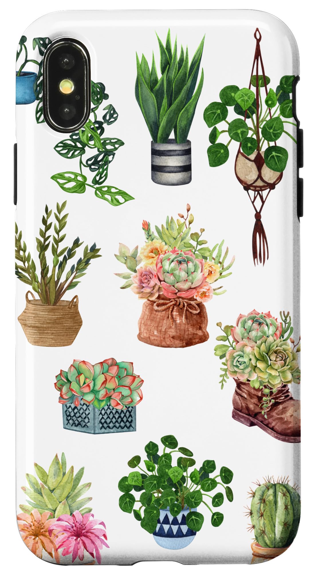 iPhone 14 Boho Indoor and Outdoor Plant Lover Succulent Cactus Nature Case