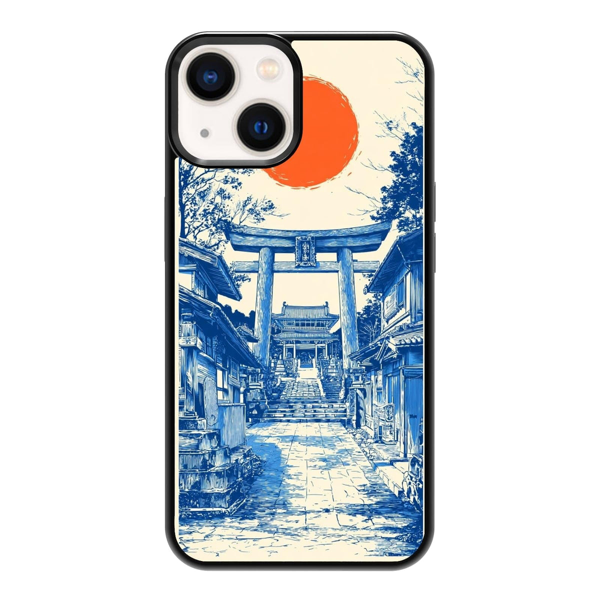 Vibrant Redwood Forest Path Wildflowers Nature Landscape Phone Case, Shockproof Protective Cover for iPhone 11 12 13 14 15 16 17 Pro Max Plus Mini XR 7 8 SE