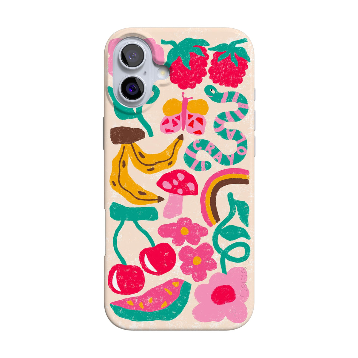 Casely iPhone 16 Case | Chateau Pups | French Dog | Compatible with MagSafe | Classic Ultra Slim Design