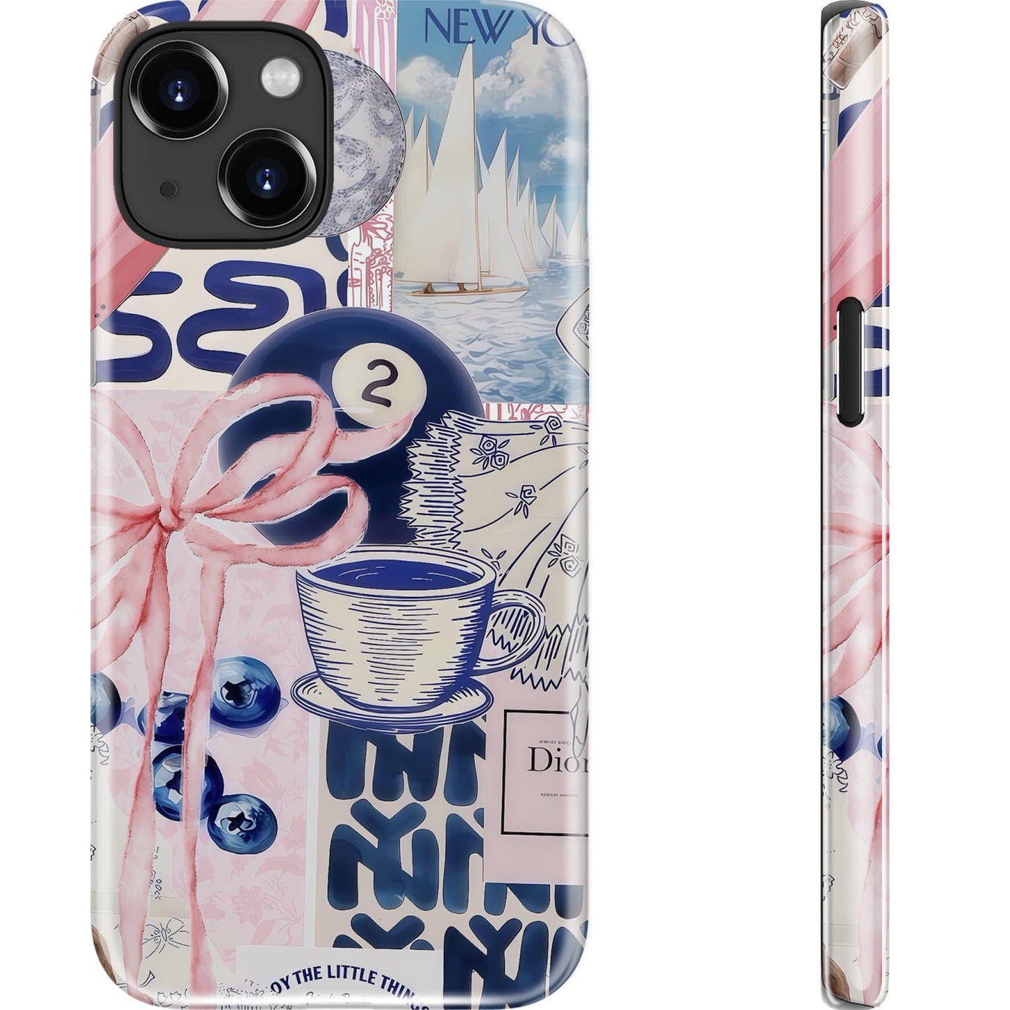 Goodon for iPhone 15 Pro Max Case, Cute Preppy Floral, MagSafe Compatible | Dual-Layer Hard Shell & Silicone, Wireless Charging, Slim Fit Phone Cover with Wildflower Designs for Women Girls