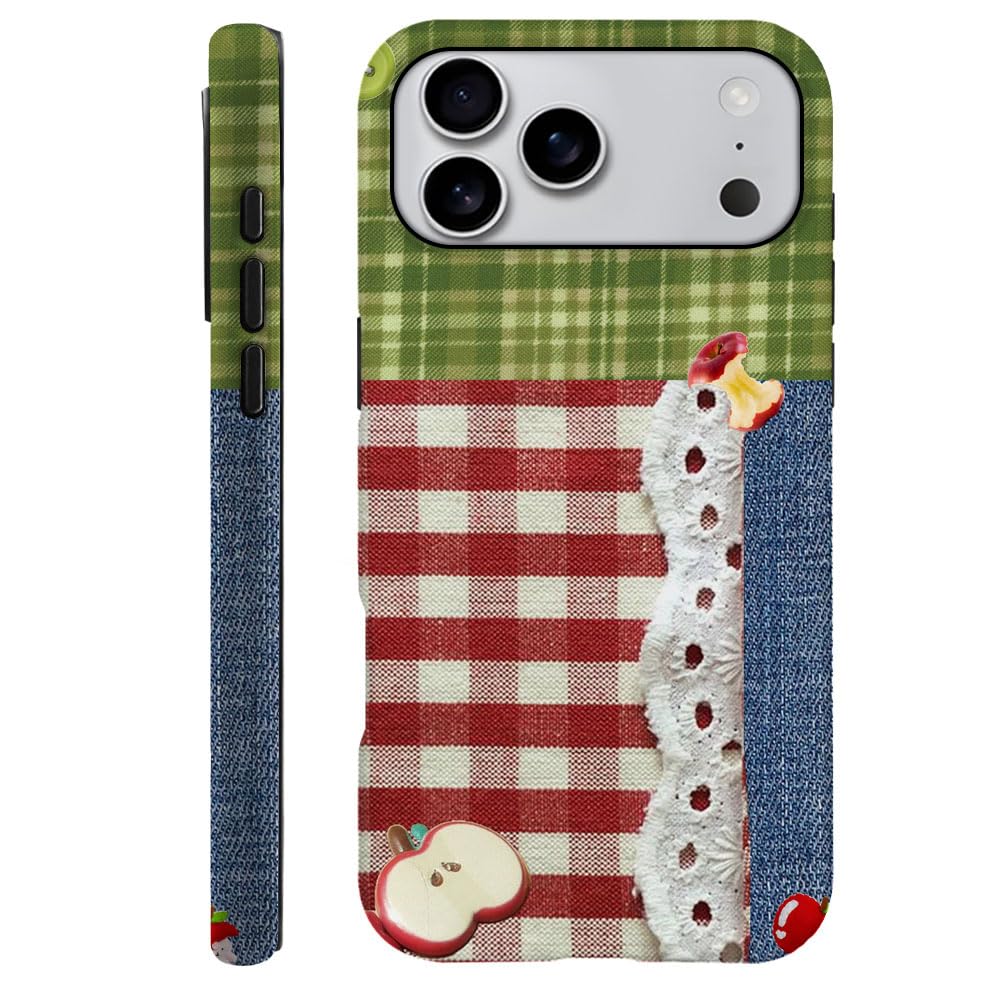 Compatible with iPhone 15 Pro,Durable & Shockproof Phone Case Cover Design - Christmas Retro Doodle