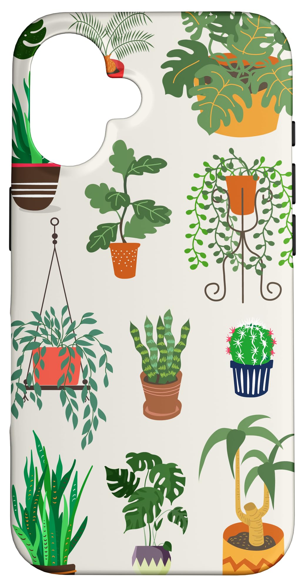 Indoor and Outdoor Plant Illustrations | Boho Nature Art Case for iPhone 14
