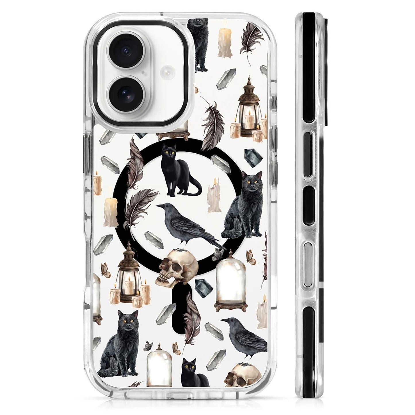 for iPhone 15 Case,Compatible with MagSafe,The Transparent TPU Silicone Protects The Phone Case from Drops, Slips and Fingerprints.Blue Ocean Whale Shark Octopus Turtle Collage