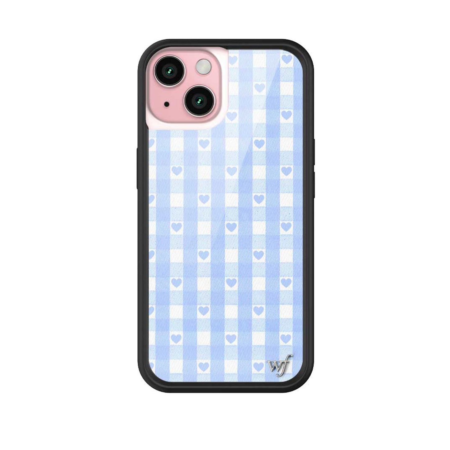 Wildflower Cases - Compatible with iPhone 15 | Protective Black Bumper, 6.5ft Drop Test Certified, Women Owned Small Business | Nature Floral Aesthetic Trendy Cute | Hummingbird