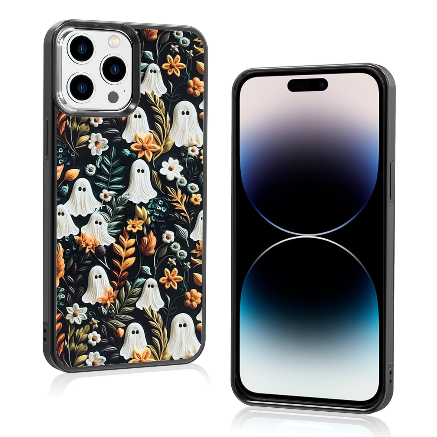 Cute Christmas Tree Bow Phone Case: Kawaii Winter Non-Slip Design Compatible with iPhone 13./14 Case for Women & Girl（14）
