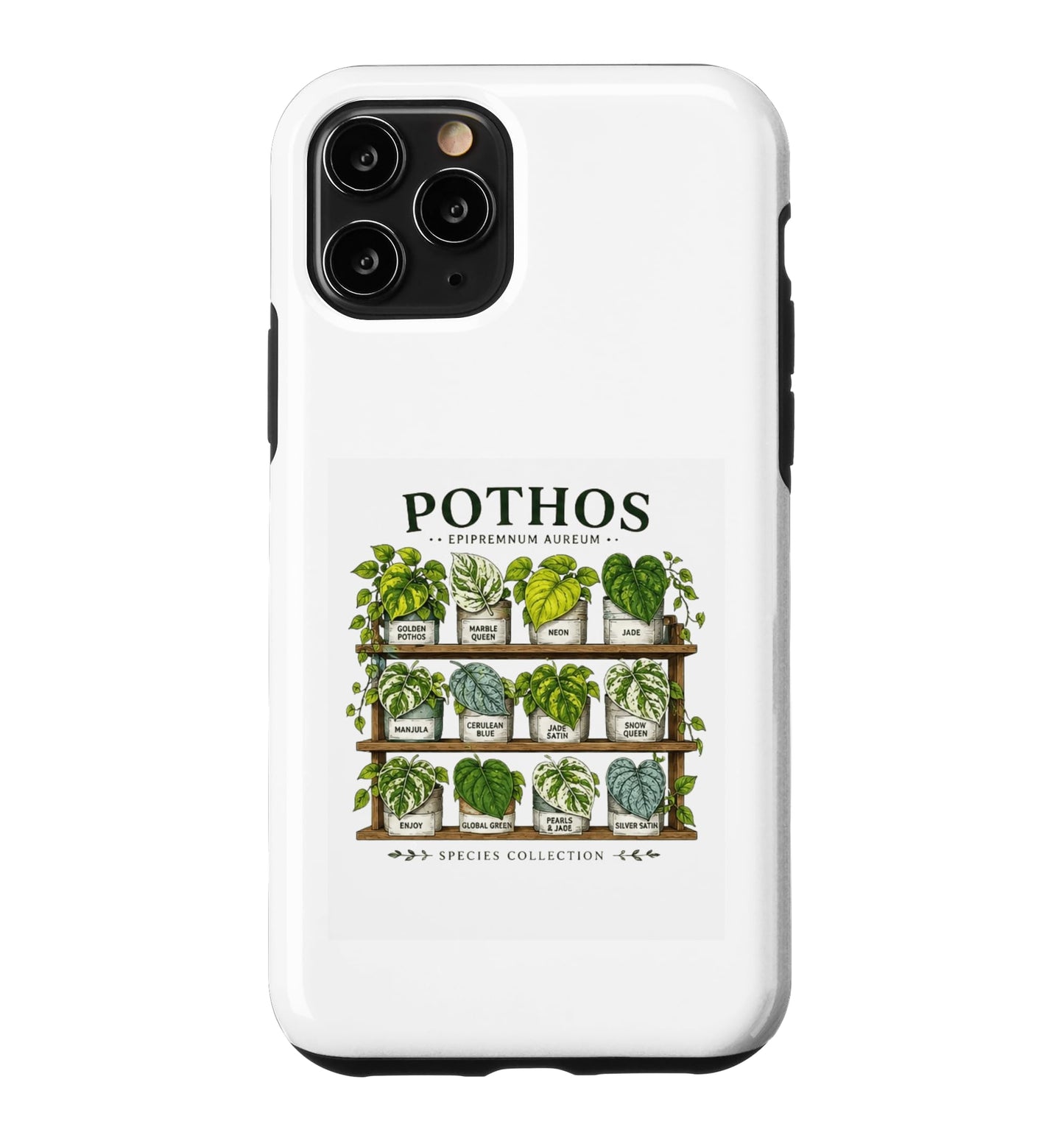 Pothos Plant Varieties Botanical Houseplant Design Case for iPhone 16