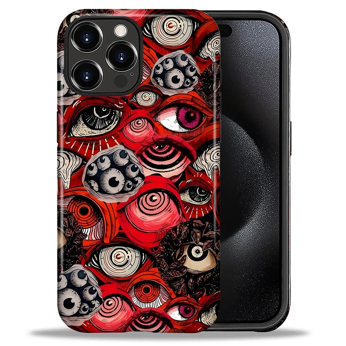 for iPhone 13/14 Case,Hybrid 2-Layer Hard Shell + Silicone Protective Case -Resistant Shockproof- Ally's Dog's Cute College Summer Flower Collage