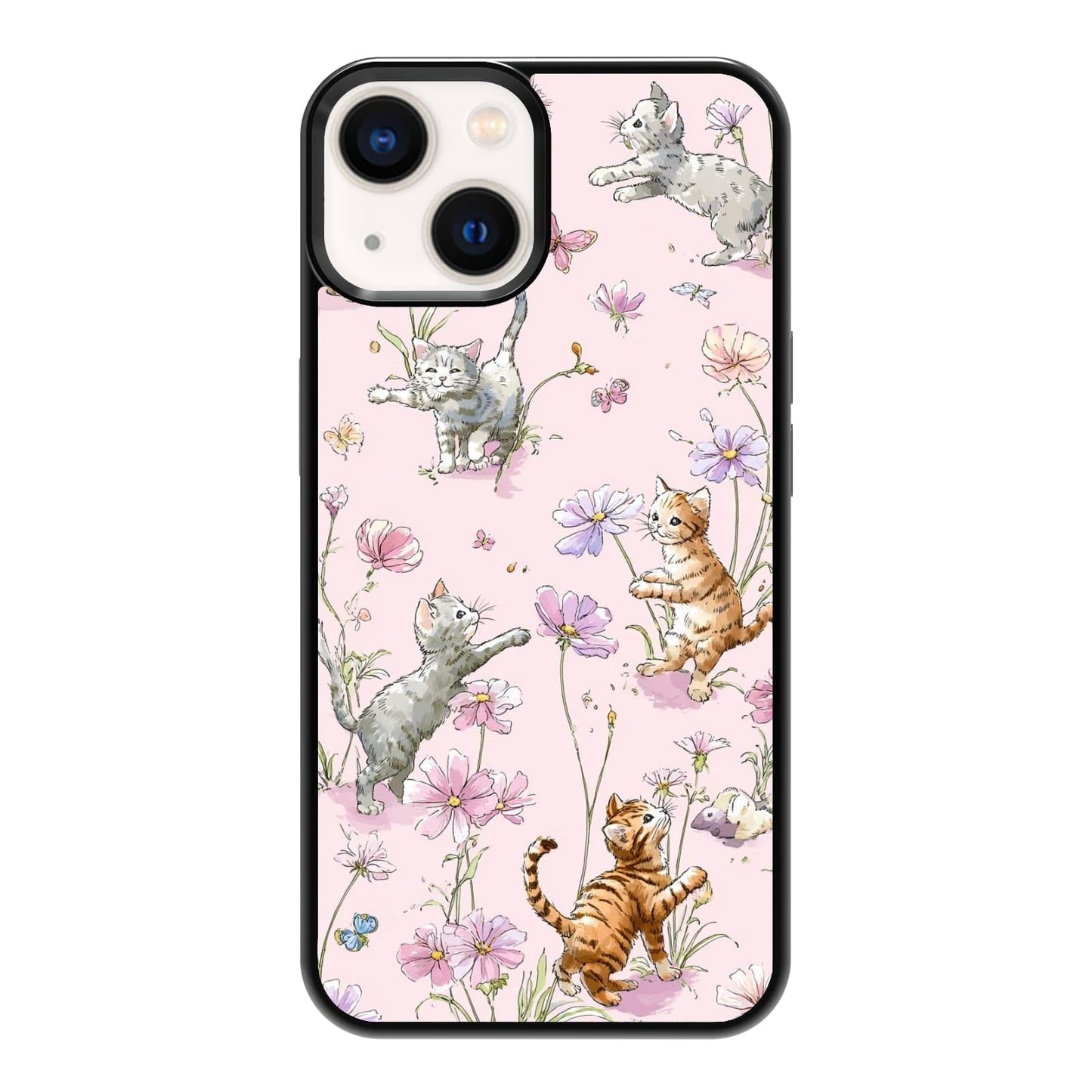 Vibrant Redwood Forest Path Wildflowers Nature Landscape Phone Case, Shockproof Protective Cover for iPhone 11 12 13 14 15 16 17 Pro Max Plus Mini XR 7 8 SE
