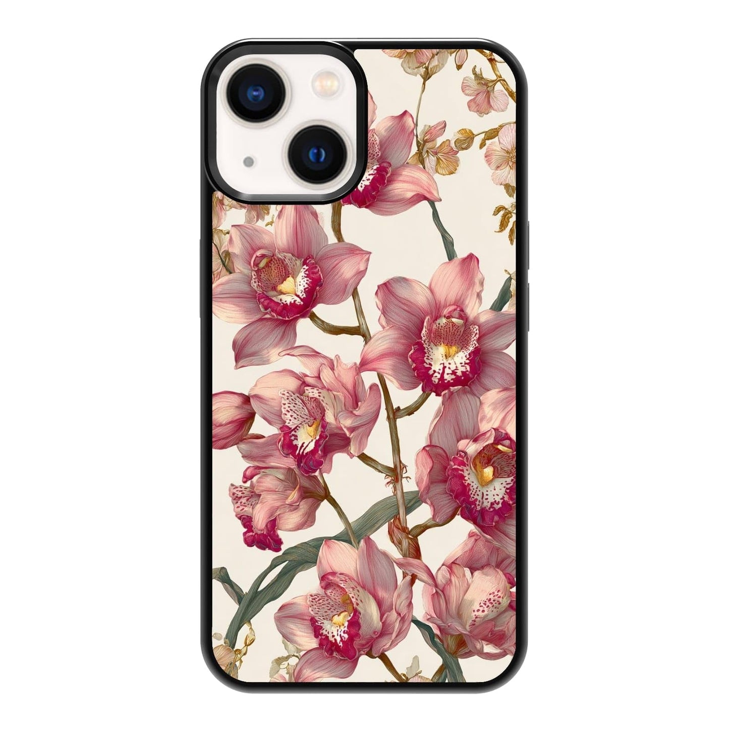 Nature Stained Glass Green Forest Tree Sunlight Phone Case, Shockproof Protective Cover for iPhone 11 12 13 14 15 16 17 Pro Max Plus Mini XR 7 8 SE