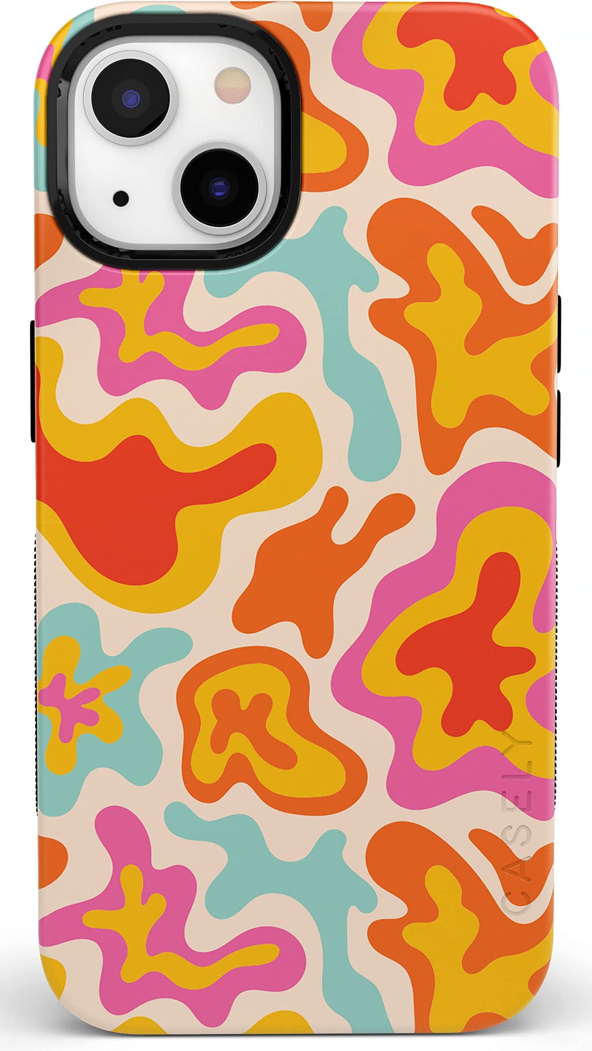 Casely iPhone 14 Case | Hanging Around | Potted Plants Floral | Bold Protective Design | Compatible with MagSafe