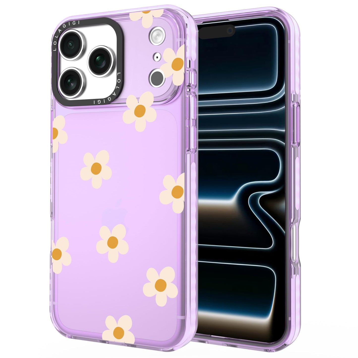 for iPhone 15 Pro Case for Women, Cute Pet Cat Cartoon Art Animal Print Girly Design Kawaii Aesthetic Cartoon Pattern for Girls Teens Soft TPU Phone Case (6.1")