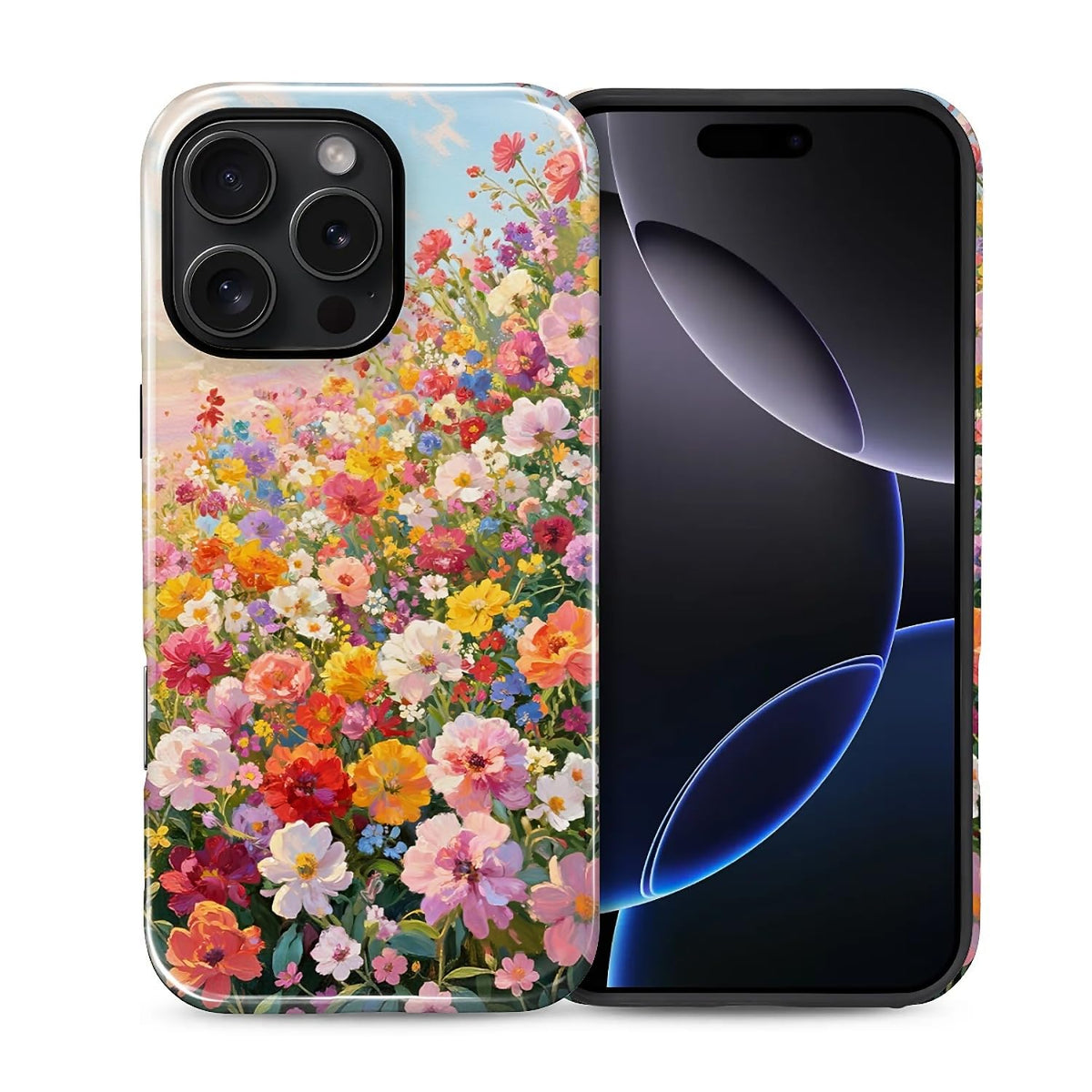 Case for iPhone 15, Shockproof Hybrid Protective Phone Case, Dual-Layer Drop Protection Anti-Scratch, Cozy Cats