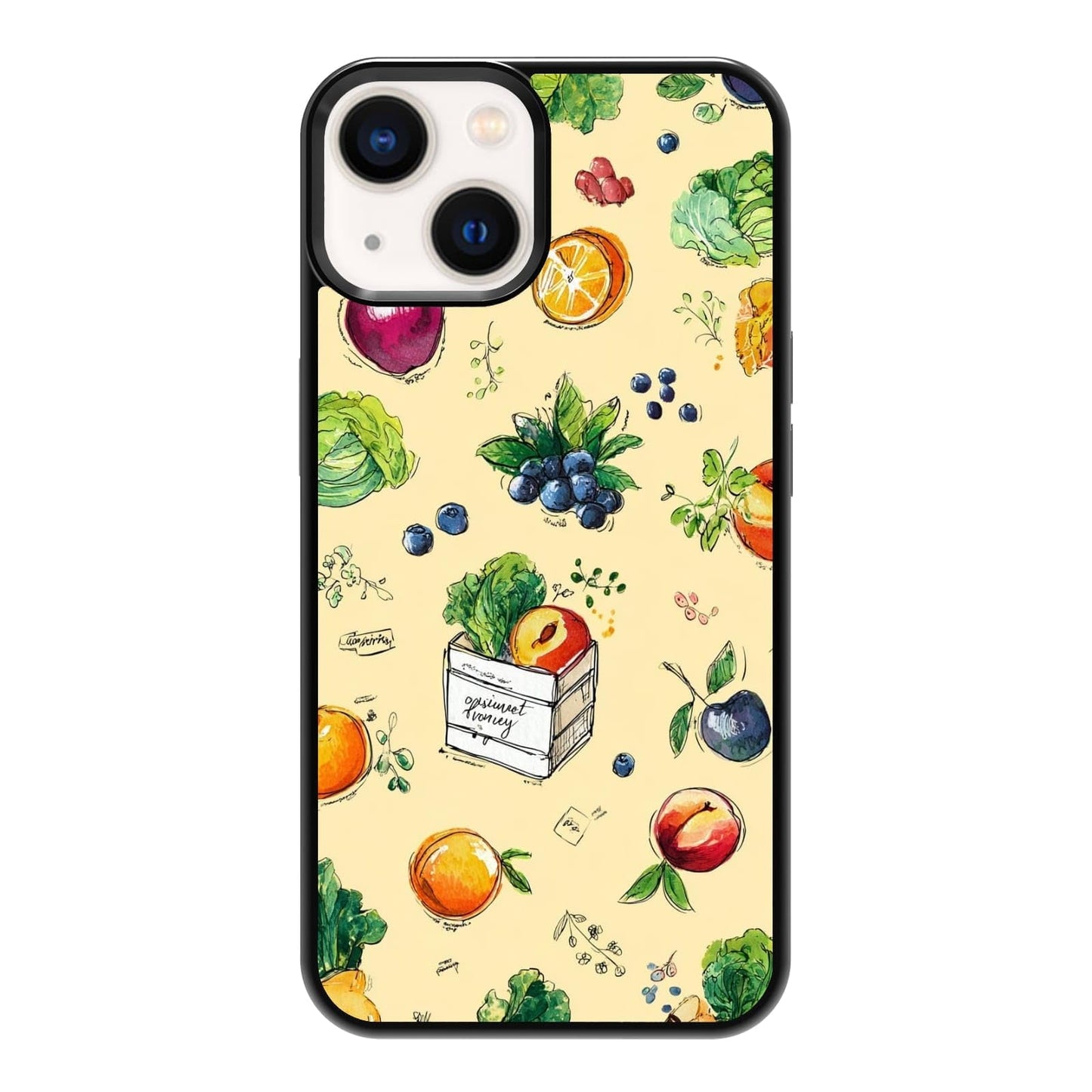Nature Stained Glass Green Forest Tree Sunlight Phone Case, Shockproof Protective Cover for iPhone 11 12 13 14 15 16 17 Pro Max Plus Mini XR 7 8 SE