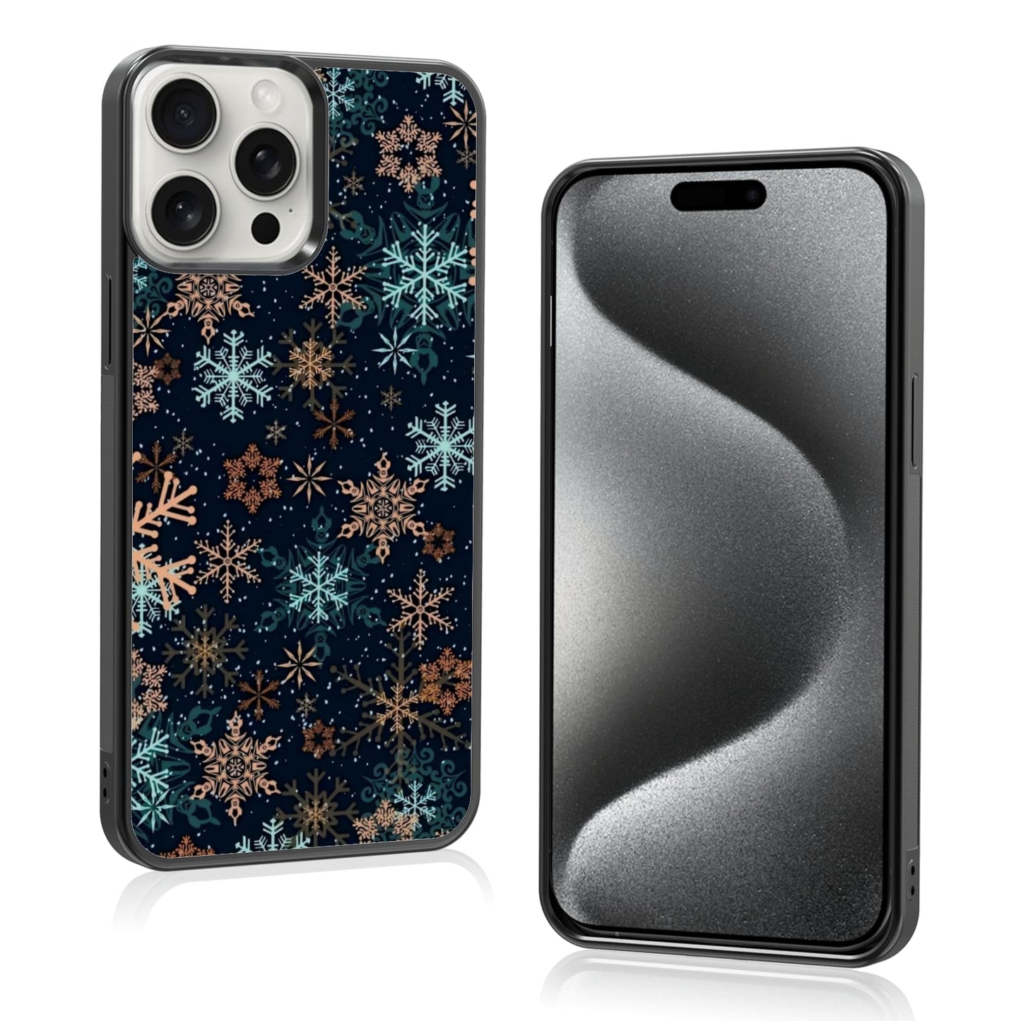 Cute Christmas Tree Bow Phone Case: Kawaii Winter Non-Slip Design Compatible with iPhone 13./14 Case for Women & Girl（14）