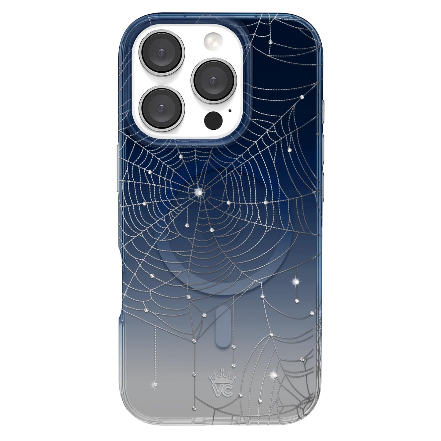 VELVET CAVIAR Christmas Phone Case for iPhone 16 - Compatible with MagSafe [10ft Drop Tested] - Holiday Peppermint Glitter Winter Theme
