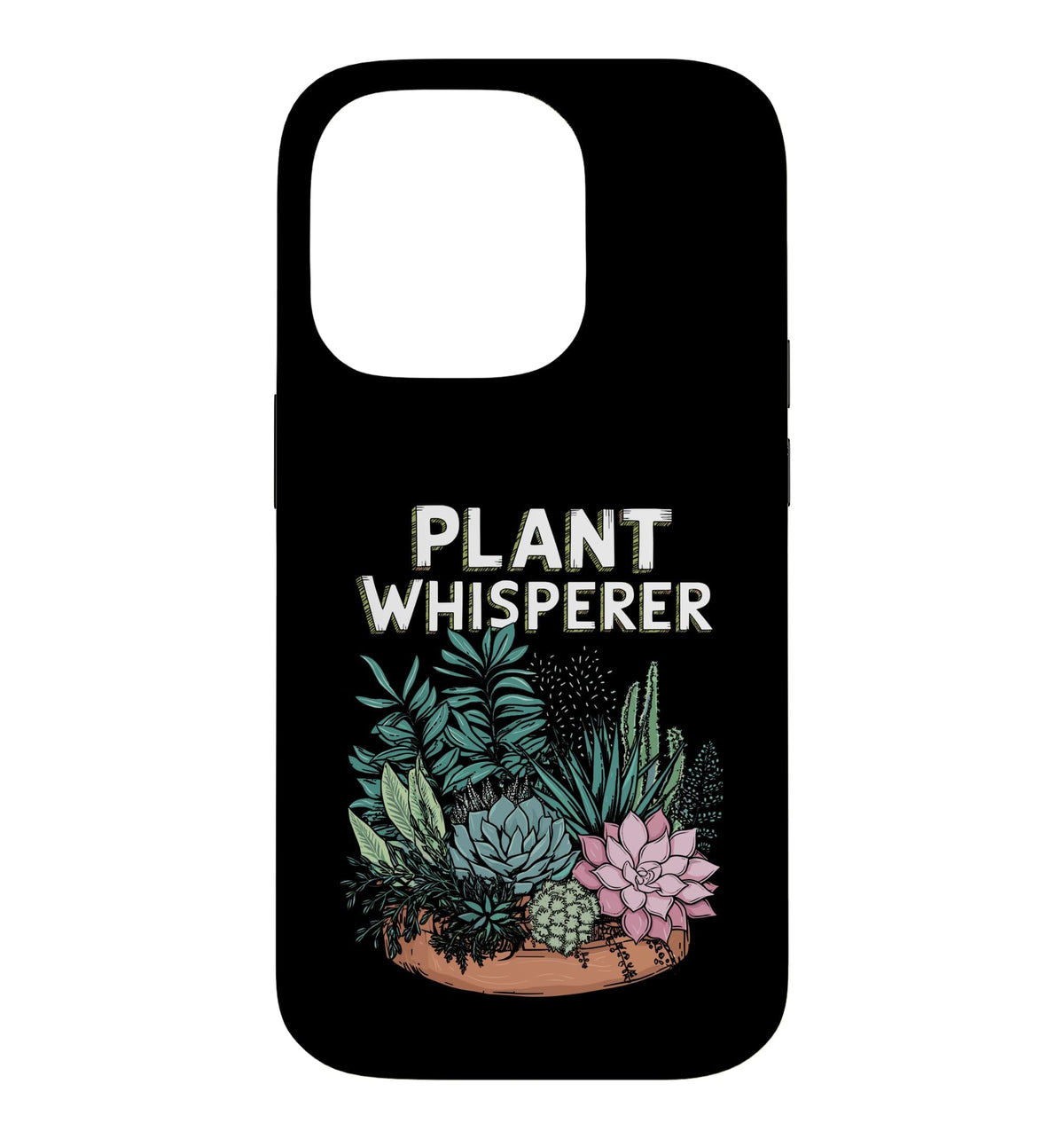Retro Plant Whisperer Nature Case for iPhone 15