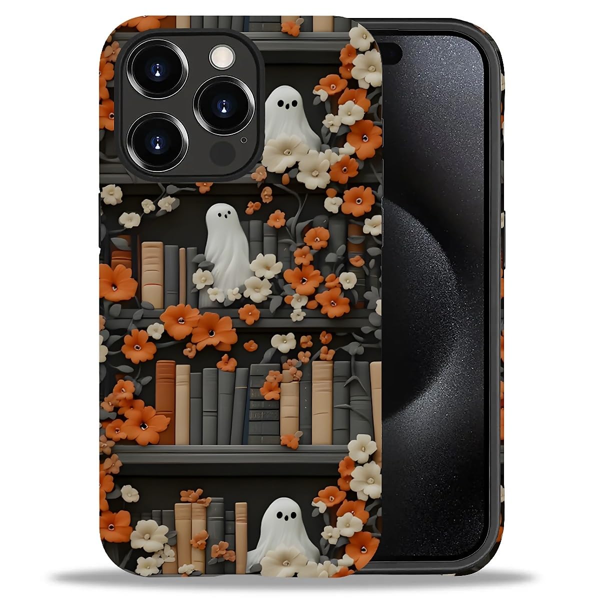 Case for iPhone 17,Drop Protection Hybrid 2-Layer Hard Phone Cover-Vintage Christmas Stamps Collage