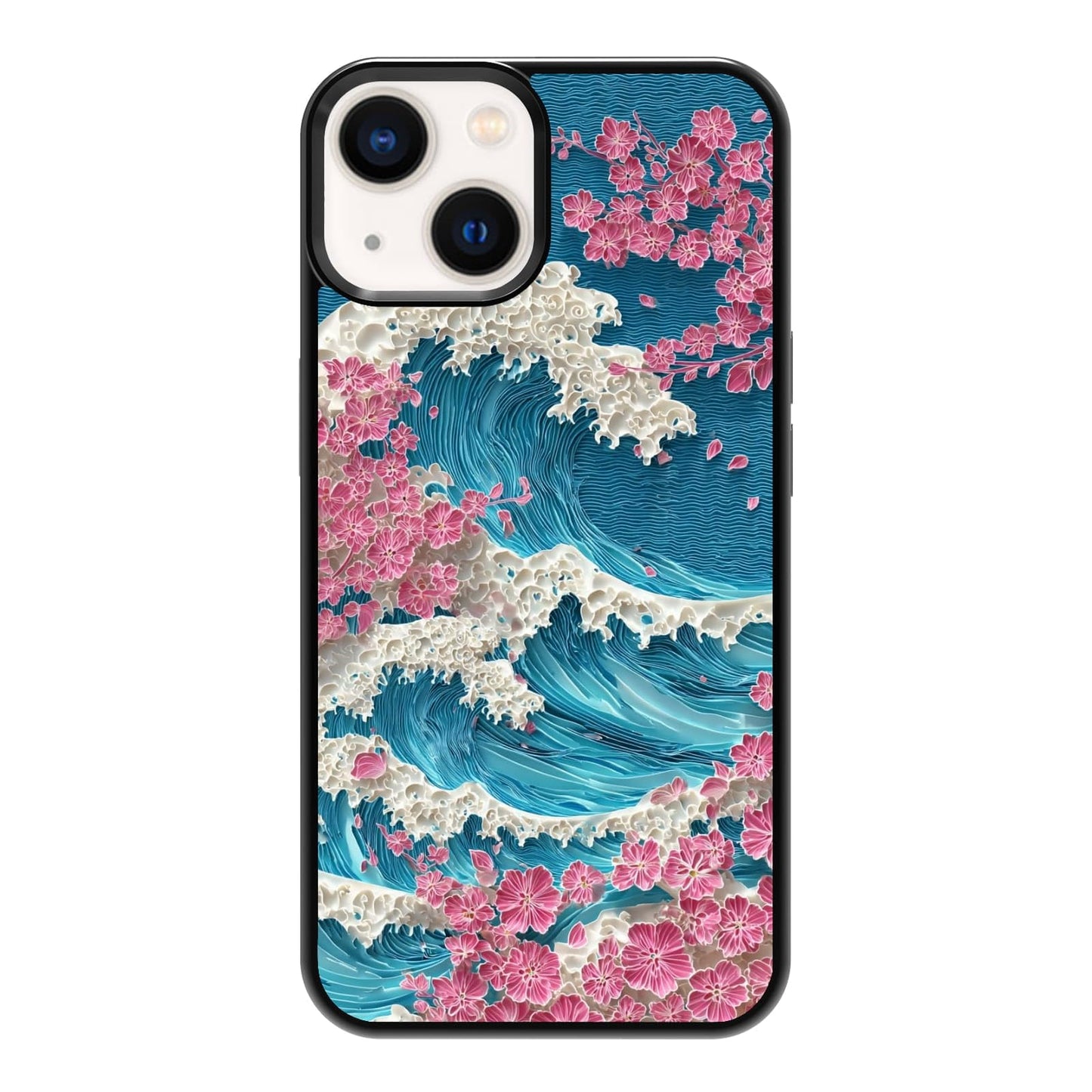 Lush Garden Wildflower Field Green Botanical Nature Aesthetic Phone Case, Shockproof Protective Cover for iPhone 11 12 13 14 15 16 17 Pro Max Plus Mini XR 7 8 SE
