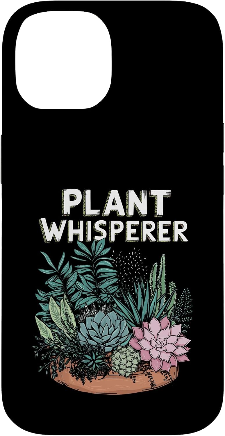 Retro Plant Whisperer Nature Case for iPhone 15